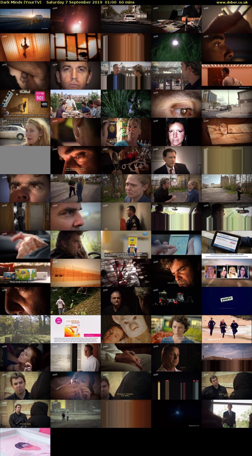 Dark Minds (YourTV) Saturday 7 September 2019 01:00 - 02:00