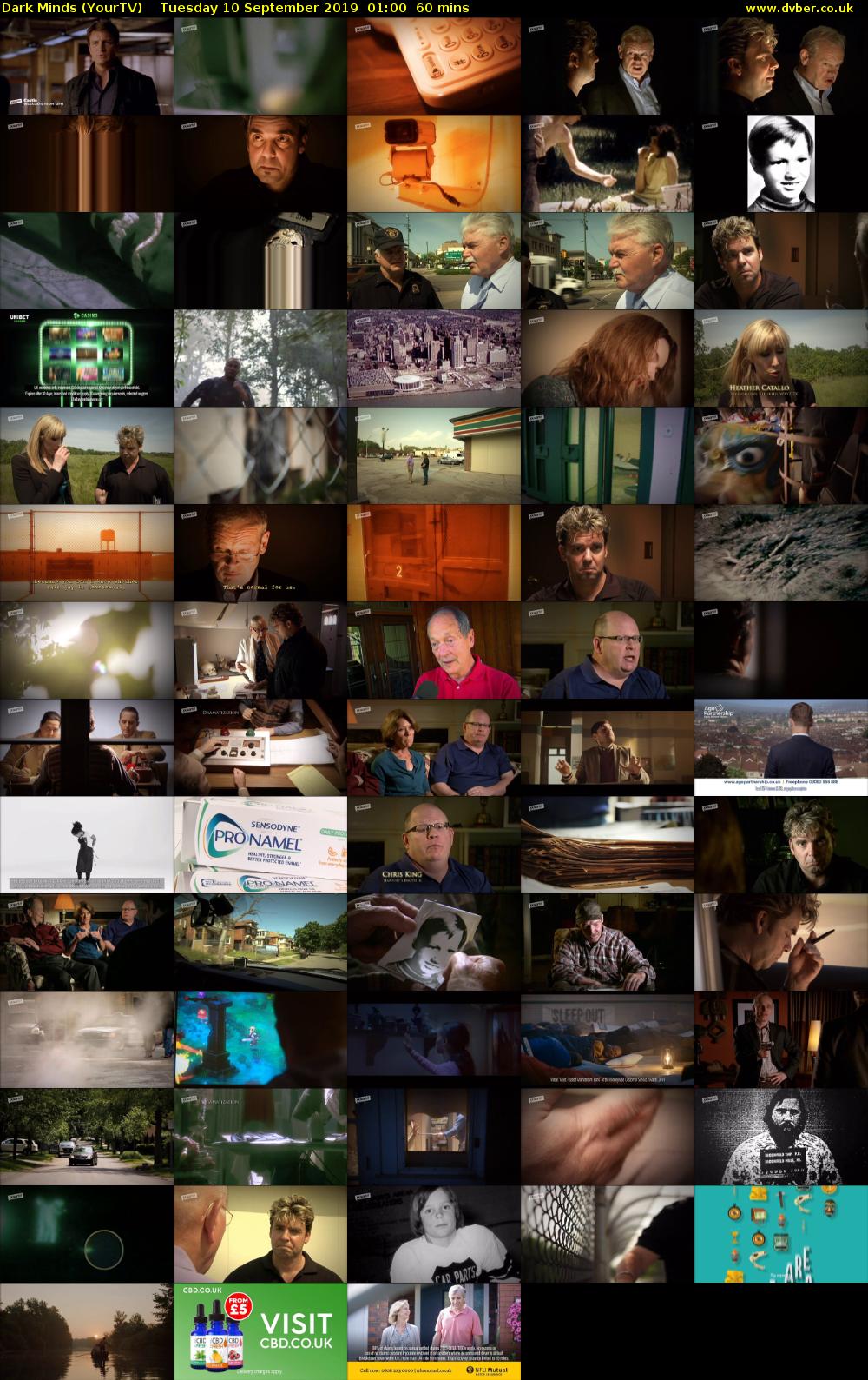 Dark Minds (YourTV) Tuesday 10 September 2019 01:00 - 02:00