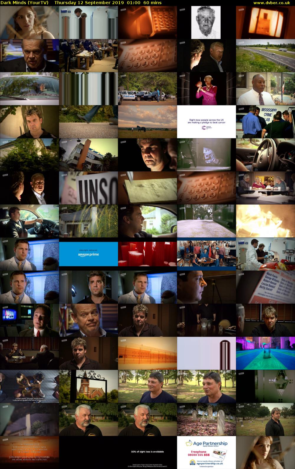 Dark Minds (YourTV) Thursday 12 September 2019 01:00 - 02:00