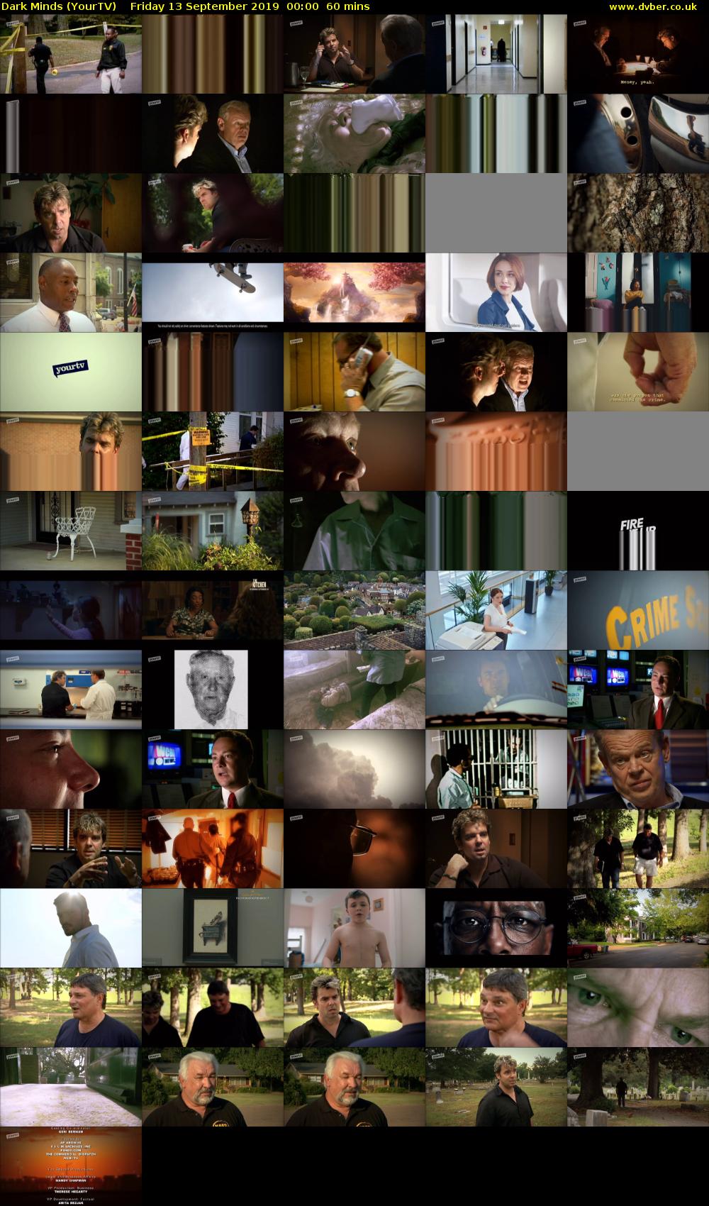 Dark Minds (YourTV) Friday 13 September 2019 00:00 - 01:00