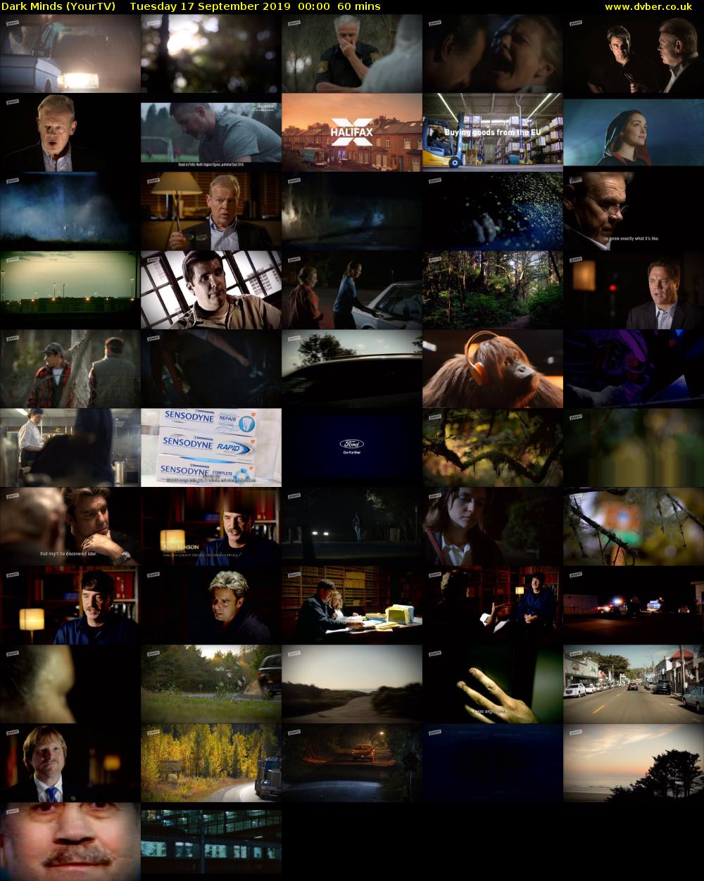 Dark Minds (YourTV) Tuesday 17 September 2019 00:00 - 01:00