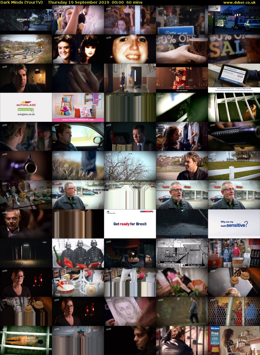 Dark Minds (YourTV) Thursday 19 September 2019 00:00 - 01:00