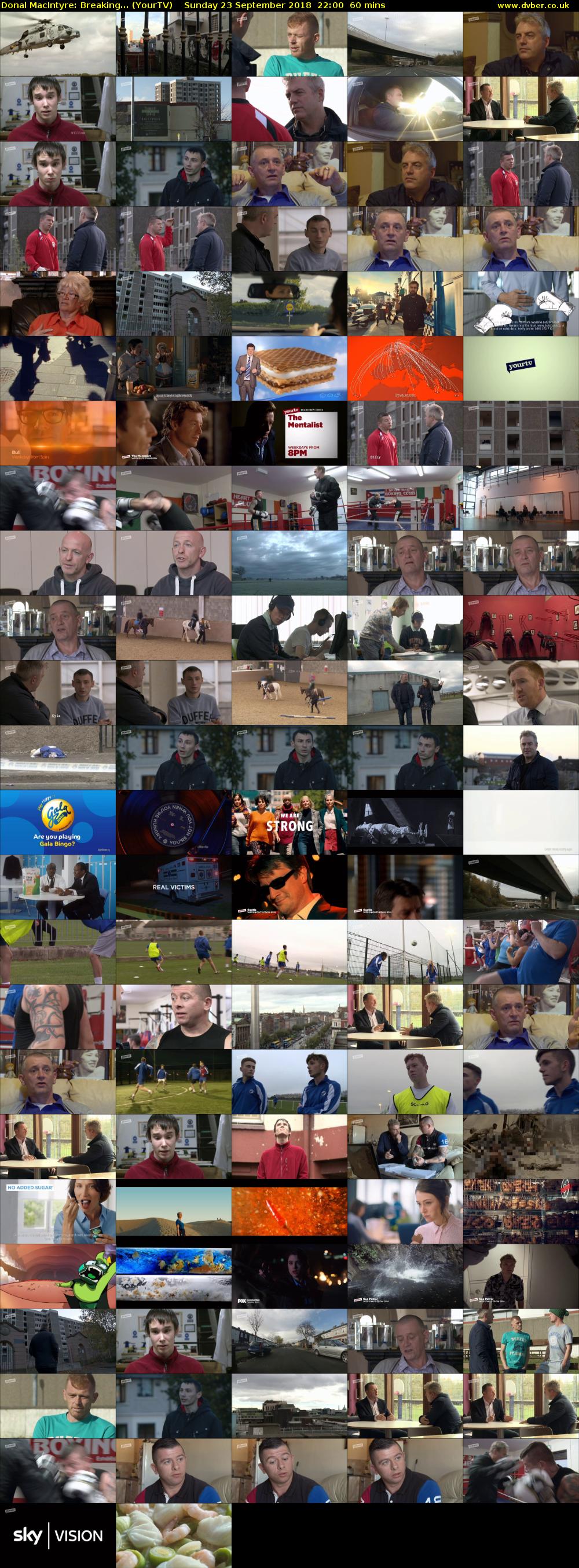 Donal MacIntyre: Breaking... (YourTV) Sunday 23 September 2018 22:00 - 23:00