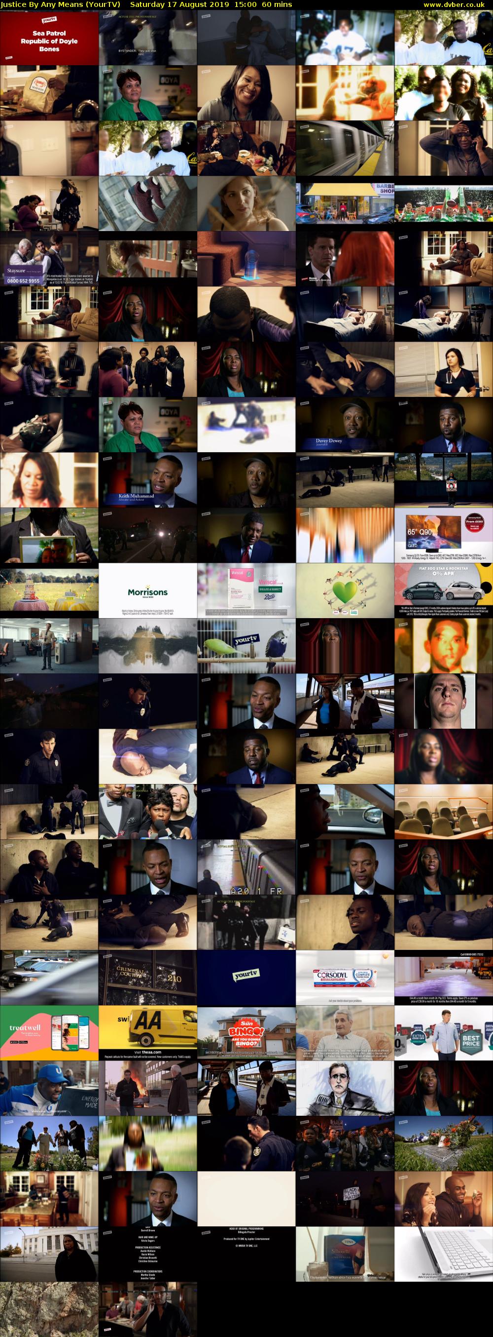 Justice By Any Means (YourTV) Saturday 17 August 2019 15:00 - 16:00