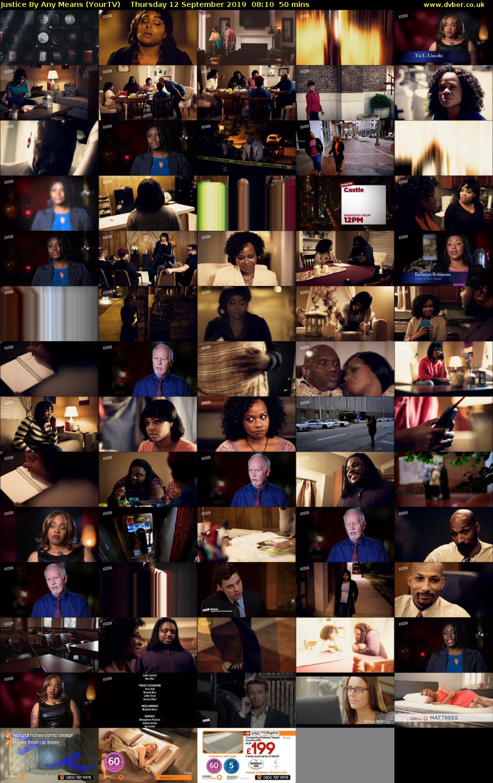 Justice By Any Means (YourTV) Thursday 12 September 2019 08:10 - 09:00