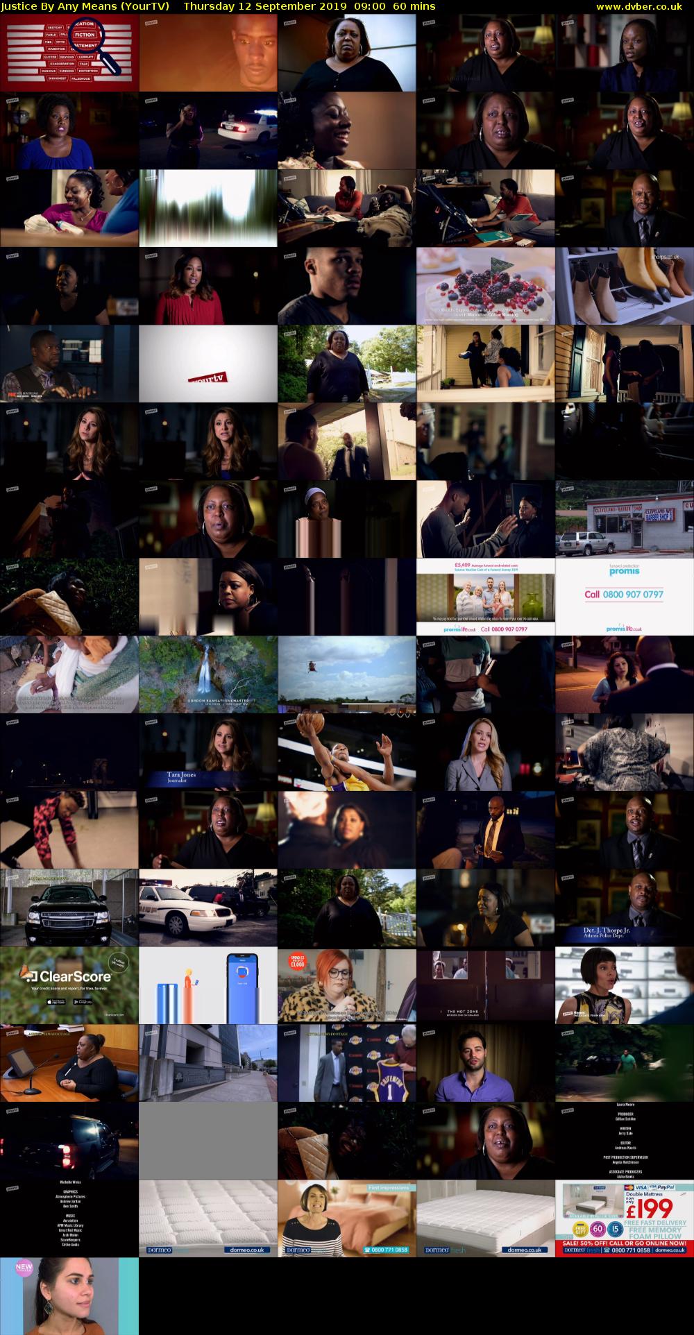 Justice By Any Means (YourTV) Thursday 12 September 2019 09:00 - 10:00
