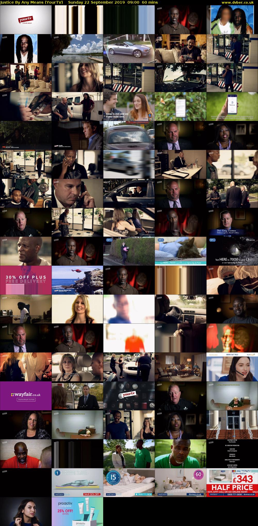 Justice By Any Means (YourTV) Sunday 22 September 2019 09:00 - 10:00