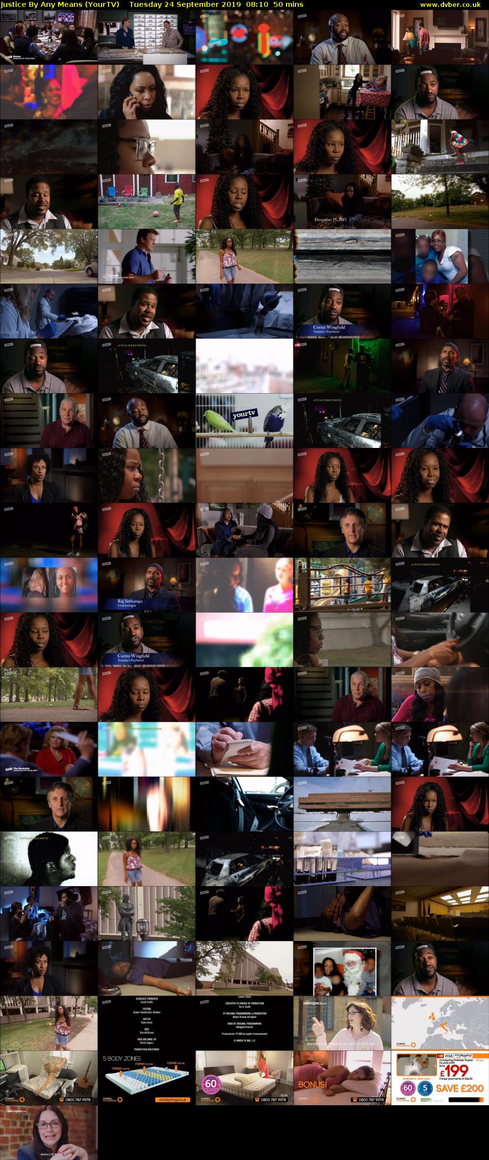 Justice By Any Means (YourTV) Tuesday 24 September 2019 08:10 - 09:00