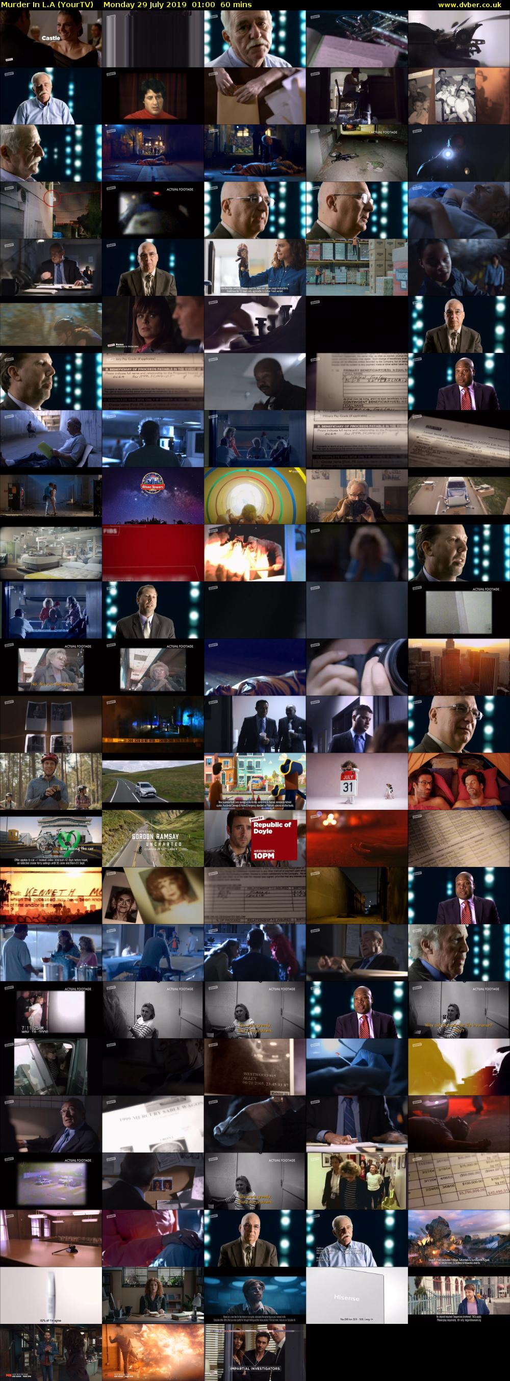 Murder In L.A (YourTV) Monday 29 July 2019 01:00 - 02:00