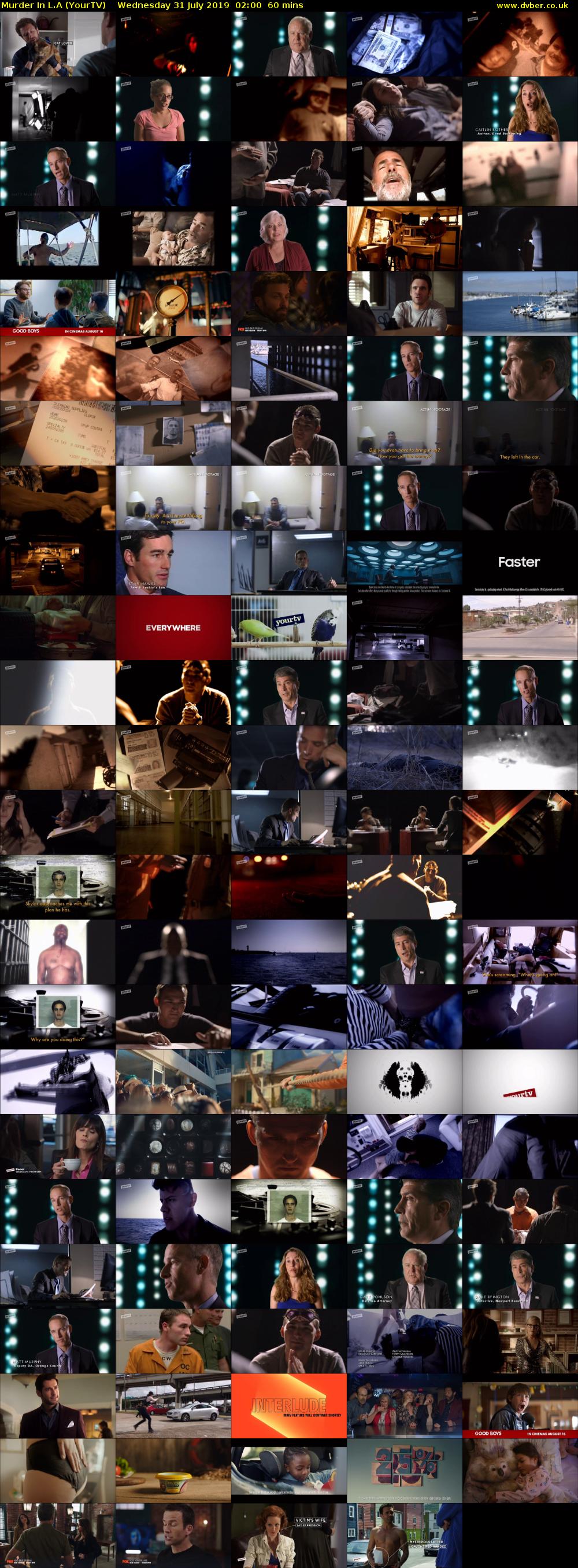 Murder In L.A (YourTV) Wednesday 31 July 2019 02:00 - 03:00