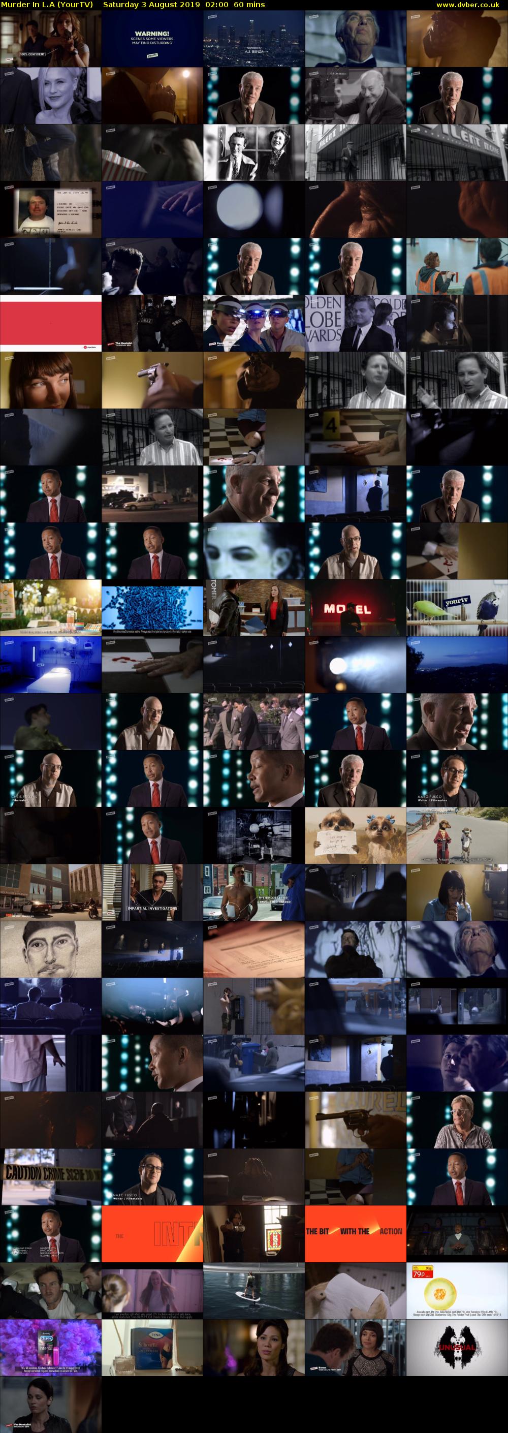 Murder In L.A (YourTV) Saturday 3 August 2019 02:00 - 03:00