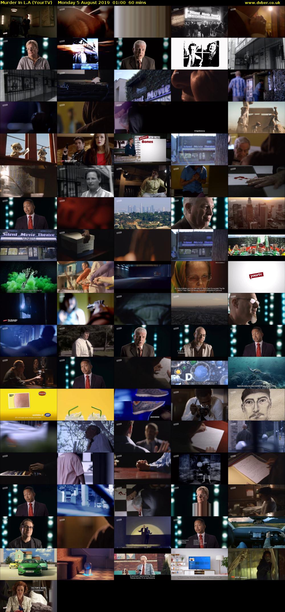 Murder In L.A (YourTV) Monday 5 August 2019 01:00 - 02:00