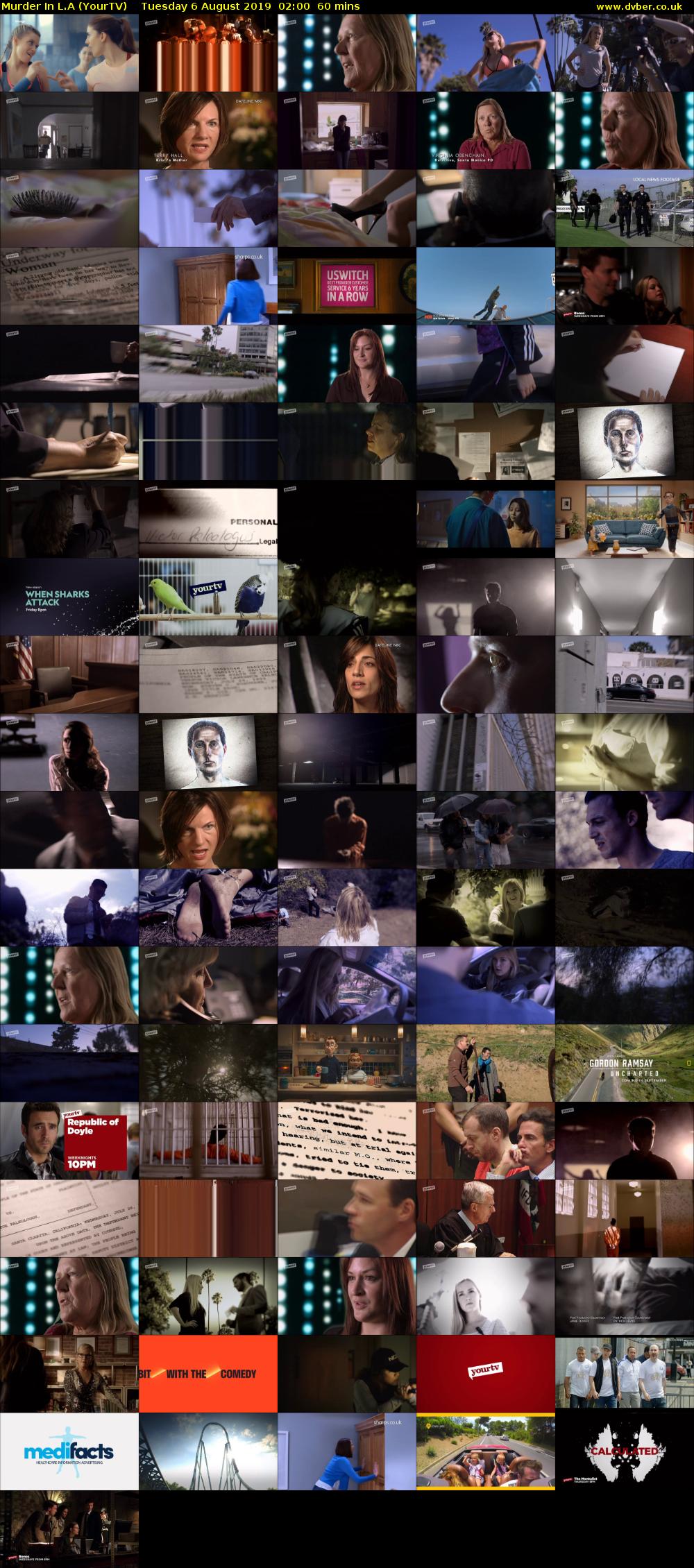 Murder In L.A (YourTV) Tuesday 6 August 2019 02:00 - 03:00