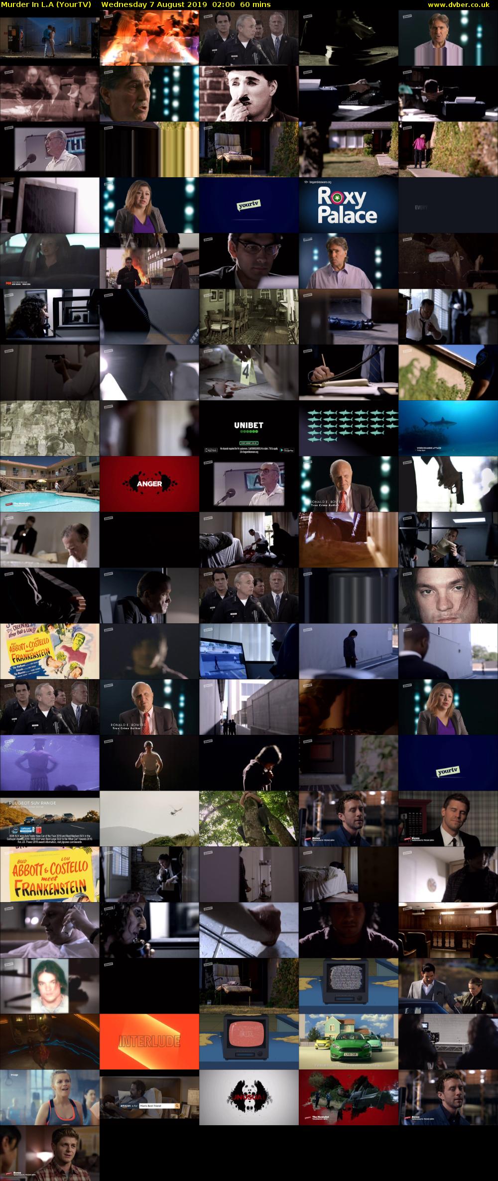 Murder In L.A (YourTV) Wednesday 7 August 2019 02:00 - 03:00