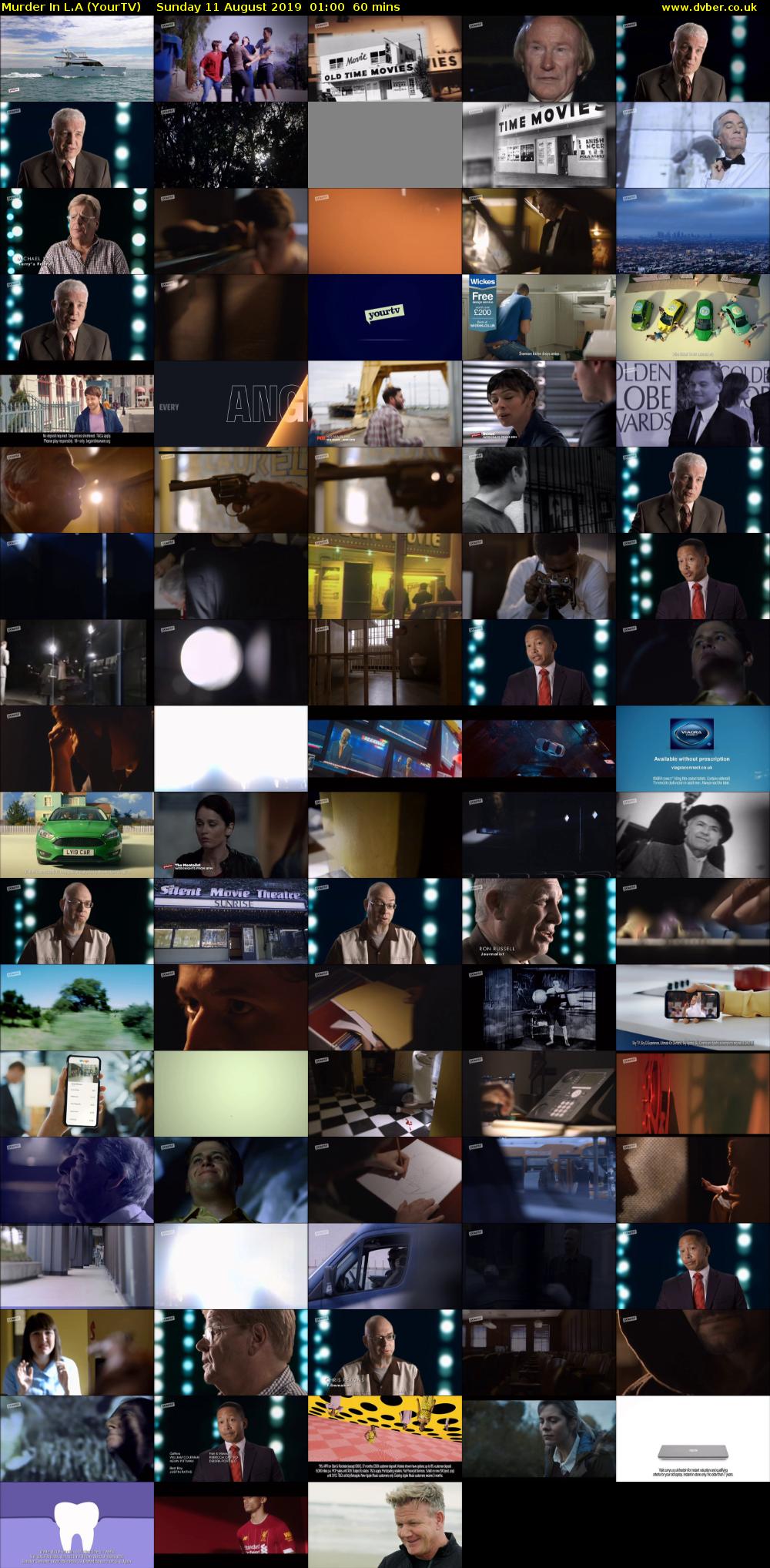 Murder In L.A (YourTV) Sunday 11 August 2019 01:00 - 02:00