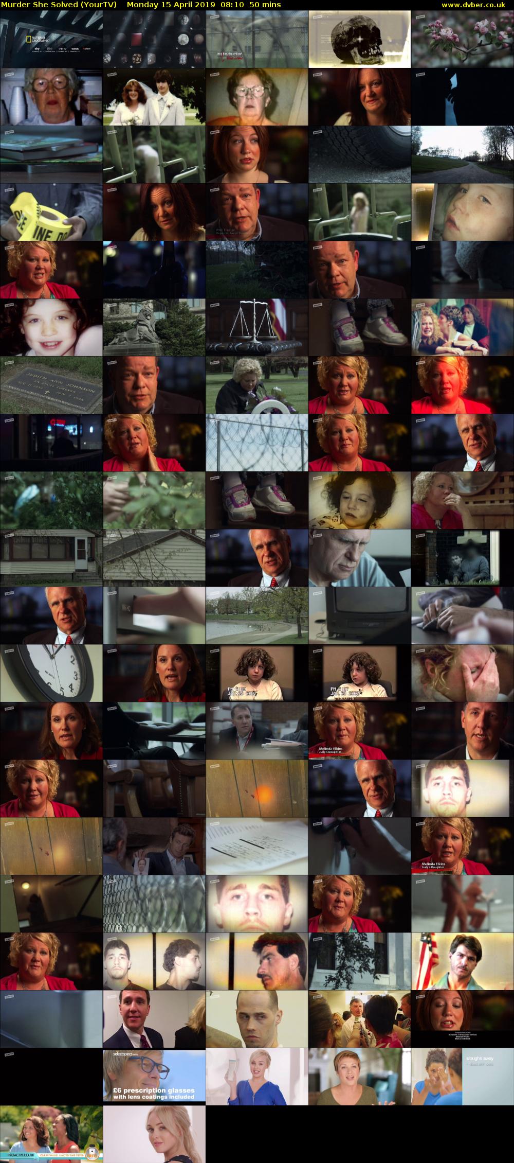 Murder She Solved (YourTV) Monday 15 April 2019 08:10 - 09:00