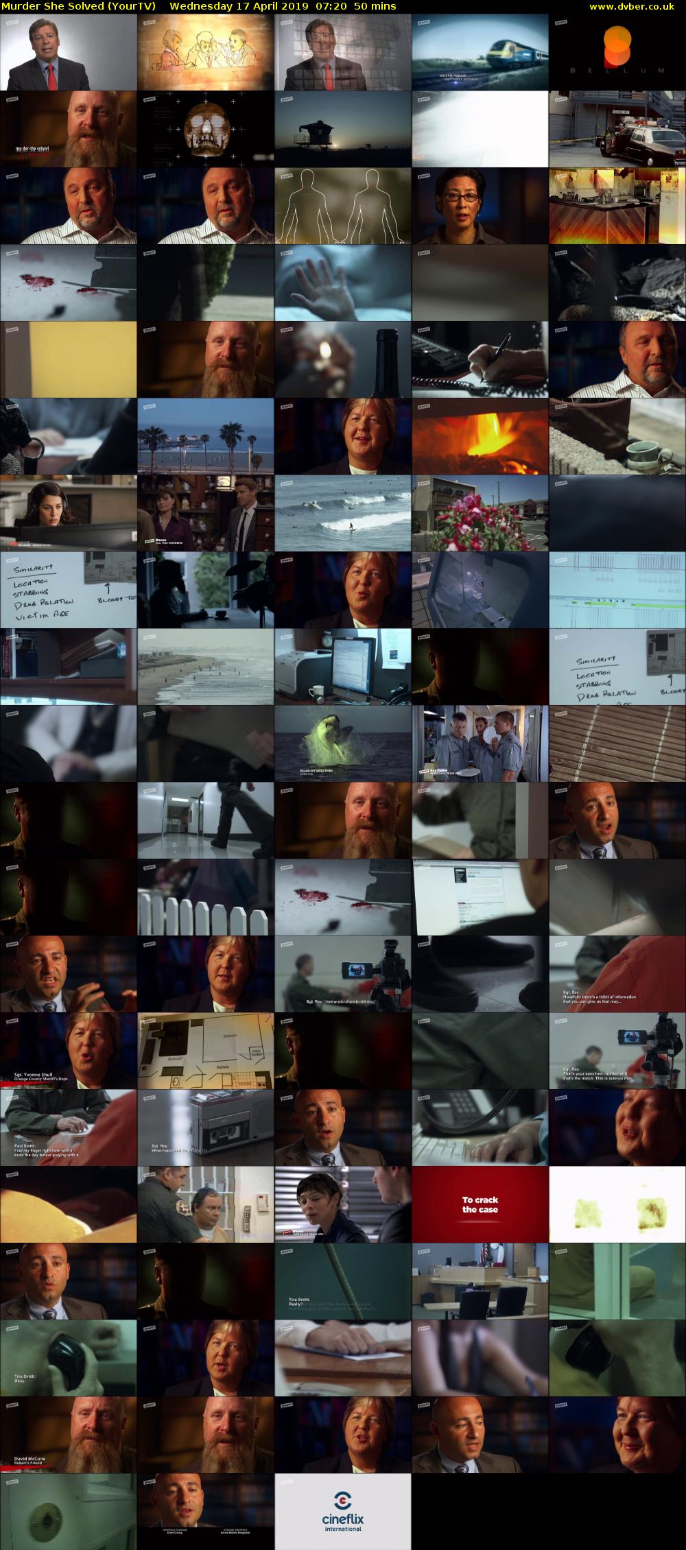 Murder She Solved (YourTV) Wednesday 17 April 2019 07:20 - 08:10