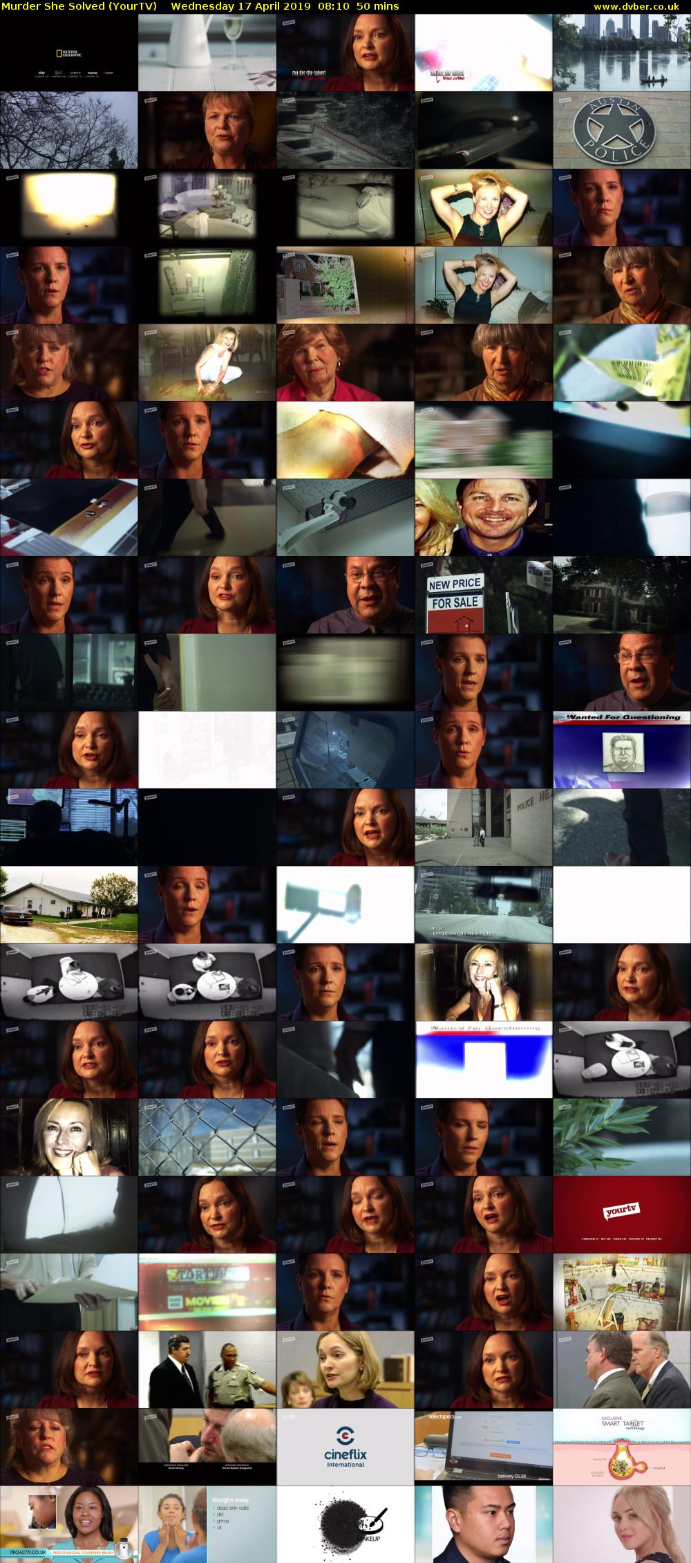 Murder She Solved (YourTV) Wednesday 17 April 2019 08:10 - 09:00