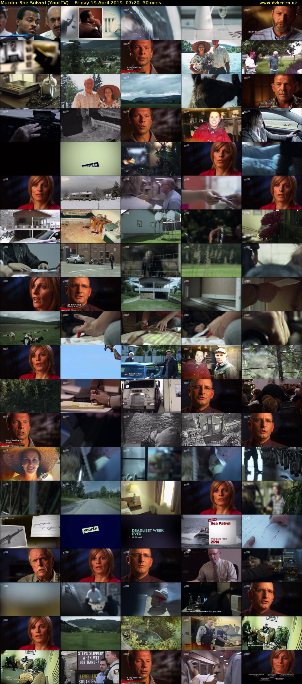Murder She Solved (YourTV) Friday 19 April 2019 07:20 - 08:10