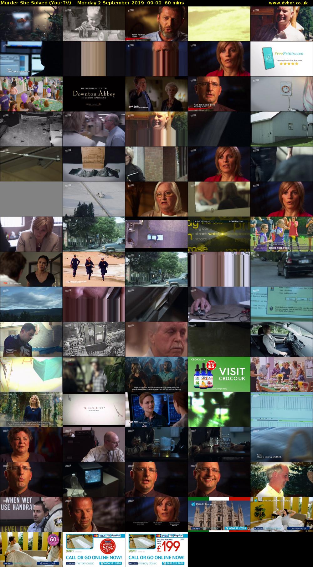Murder She Solved (YourTV) Monday 2 September 2019 09:00 - 10:00
