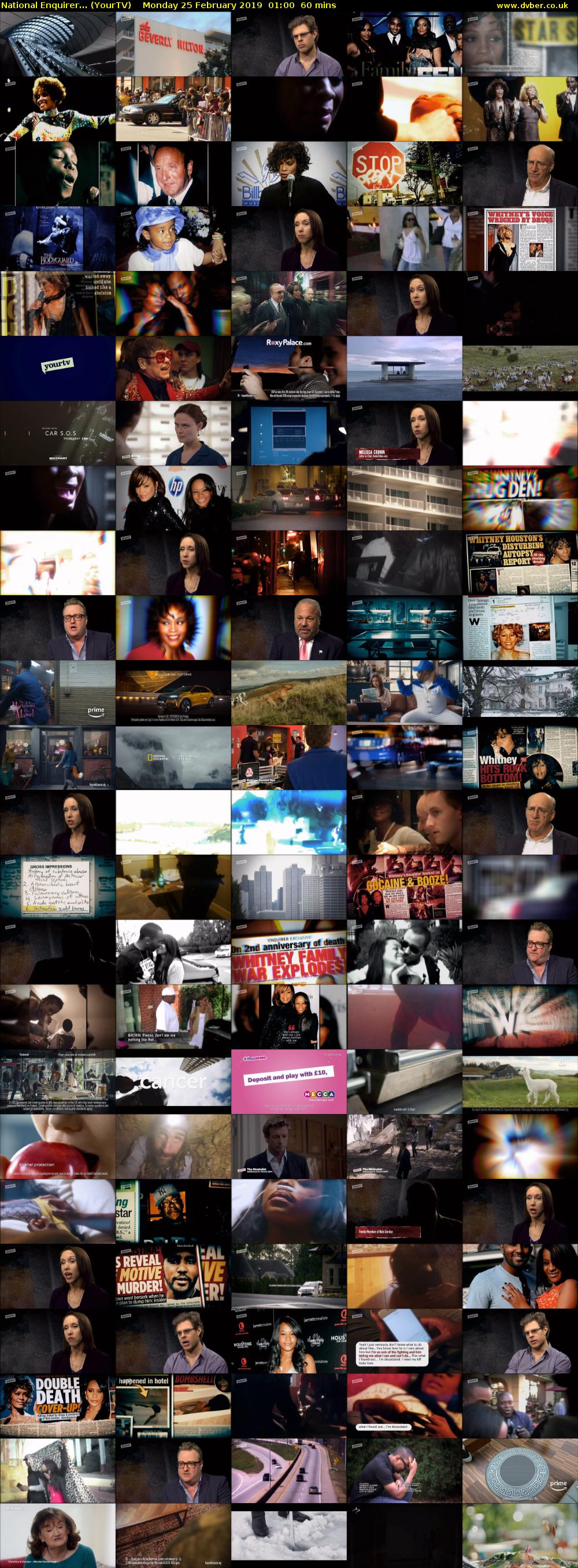 National Enquirer... (YourTV) Monday 25 February 2019 01:00 - 02:00