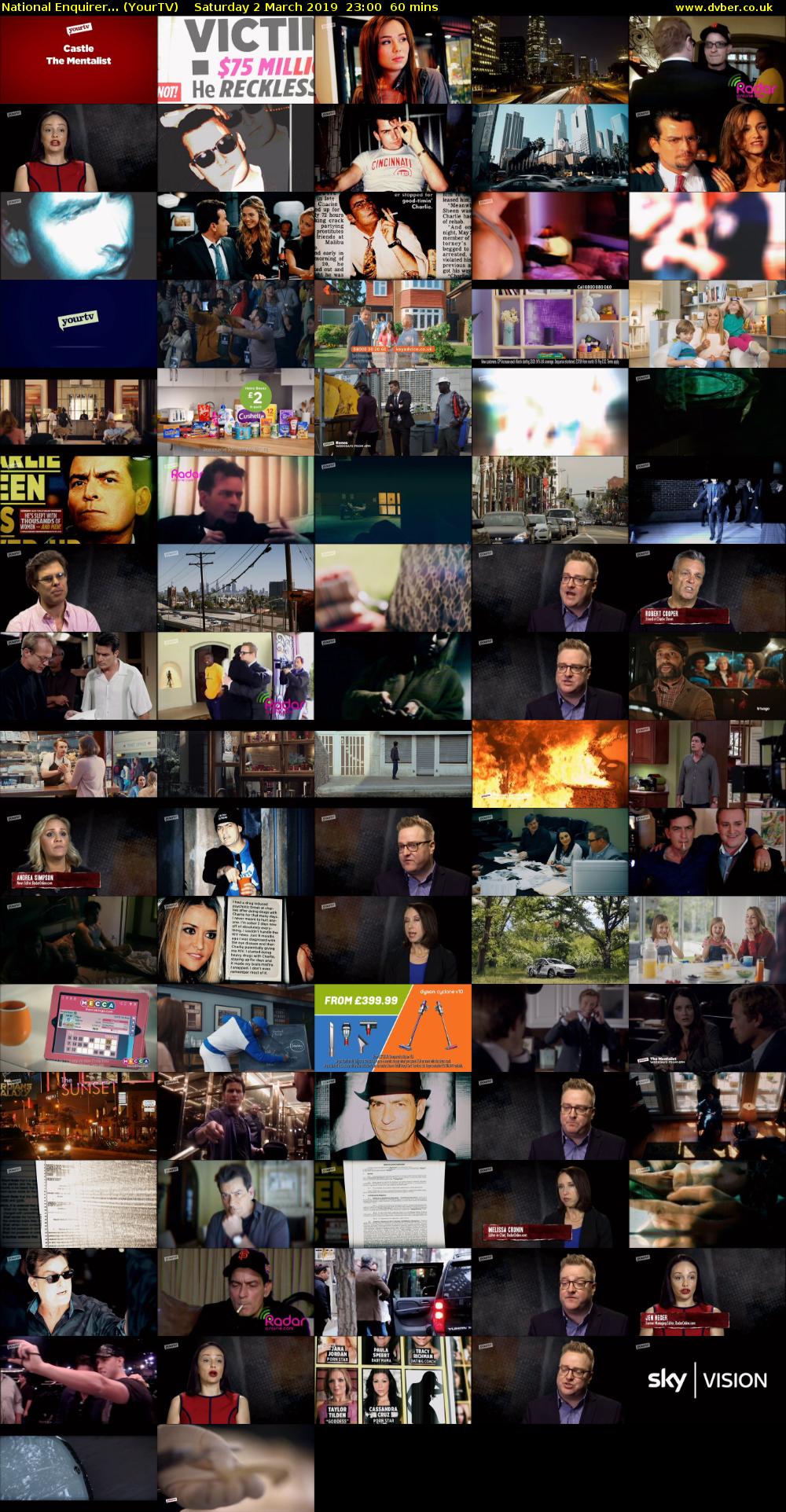 National Enquirer... (YourTV) Saturday 2 March 2019 23:00 - 00:00