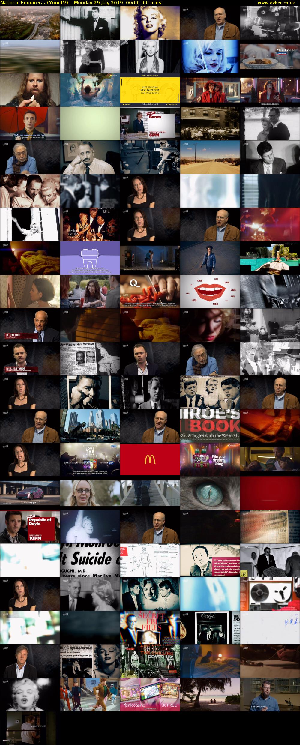 National Enquirer... (YourTV) Monday 29 July 2019 00:00 - 01:00