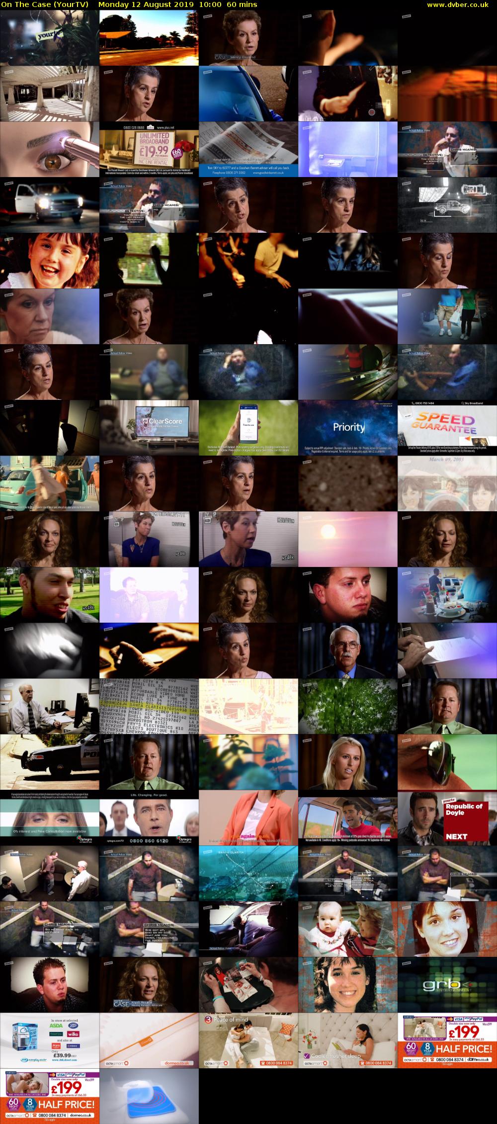 On The Case (YourTV) Monday 12 August 2019 10:00 - 11:00