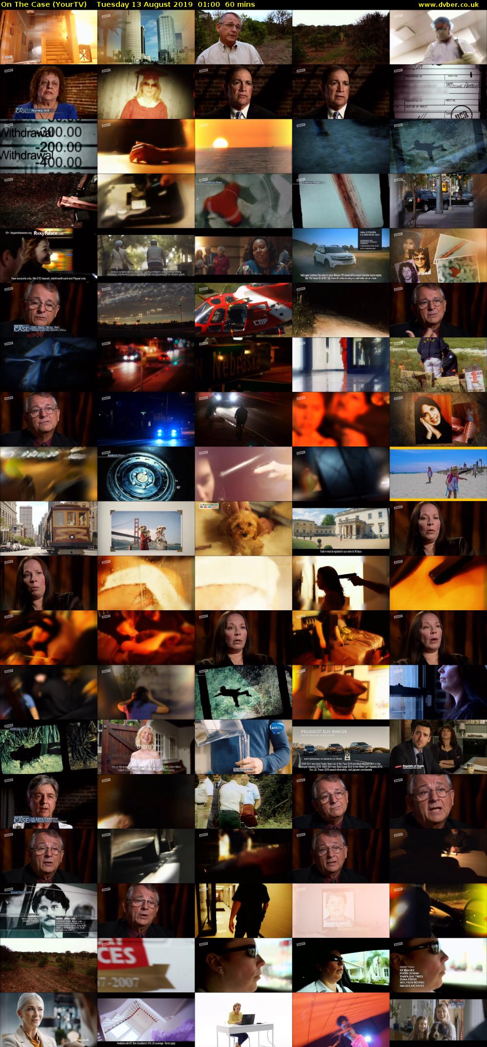 On The Case (YourTV) Tuesday 13 August 2019 01:00 - 02:00