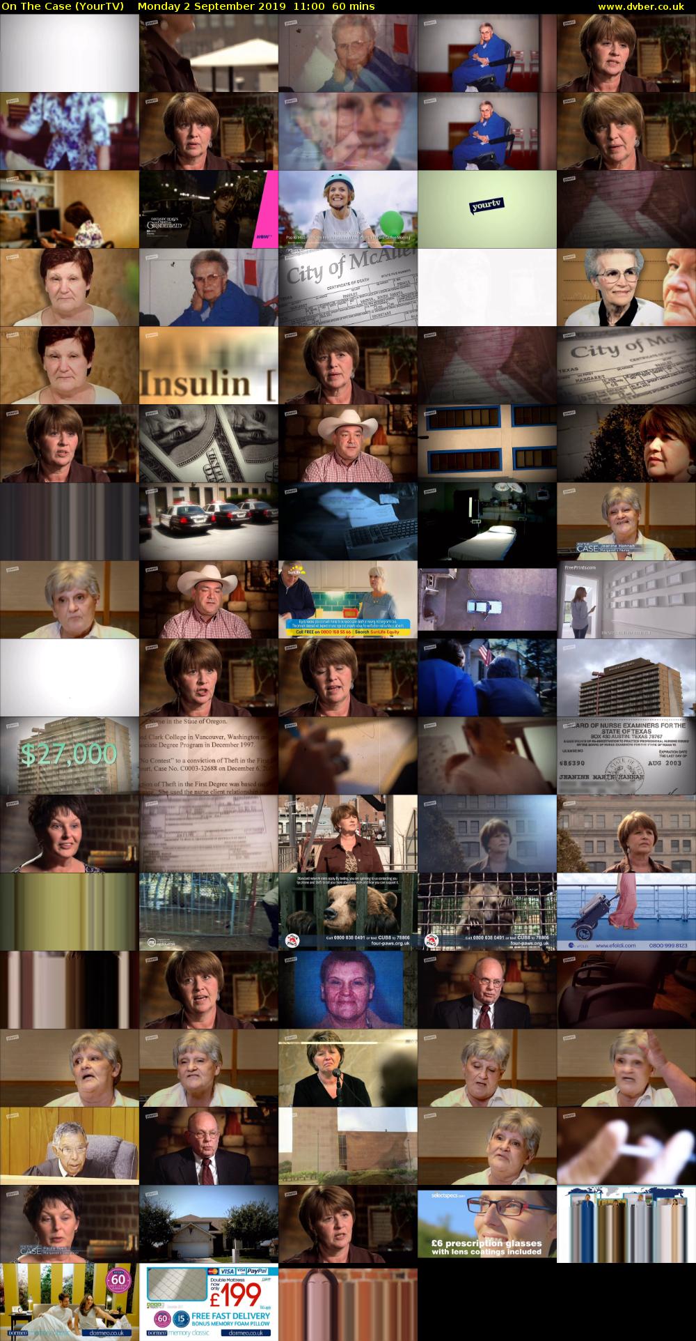On The Case (YourTV) Monday 2 September 2019 11:00 - 12:00