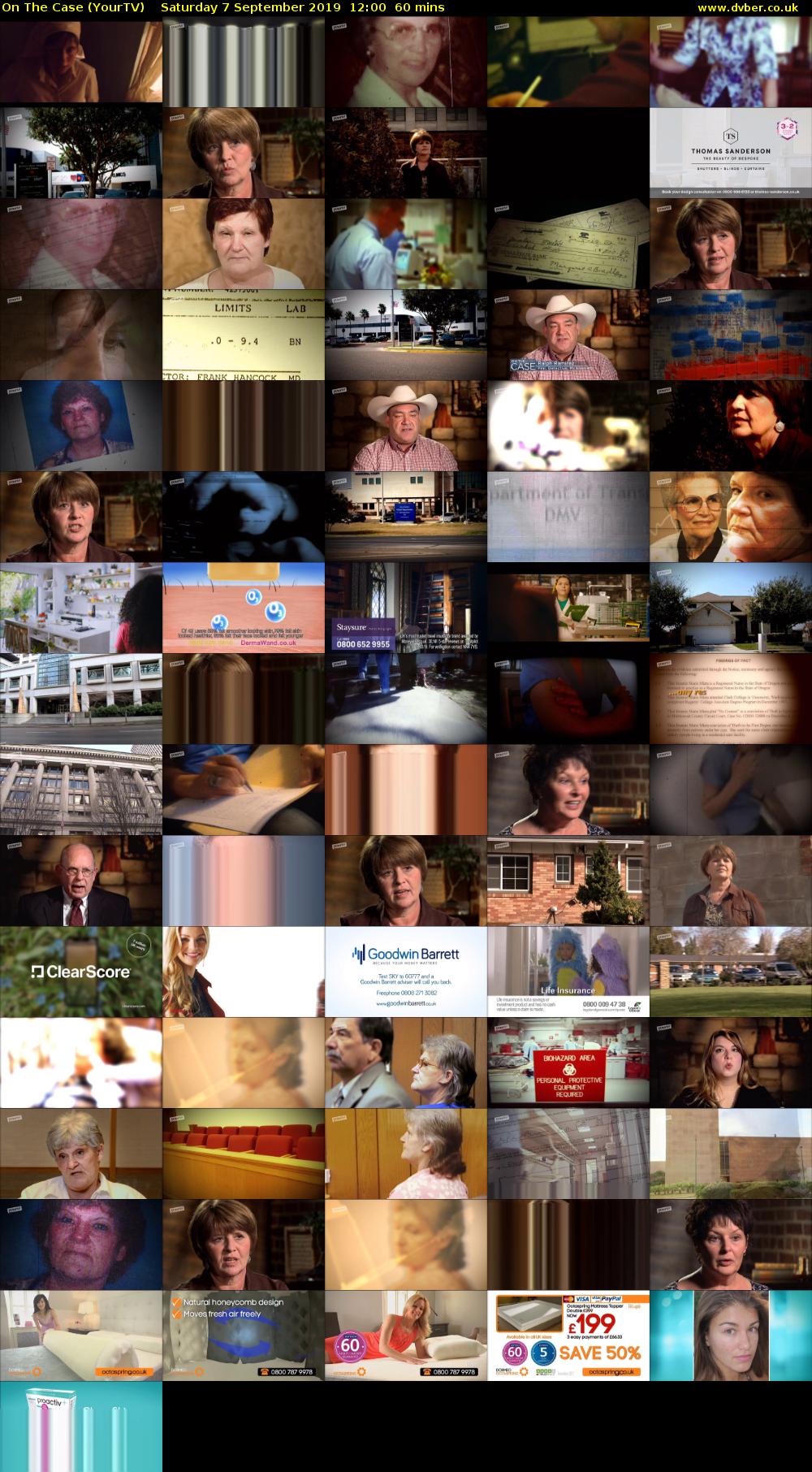 On The Case (YourTV) Saturday 7 September 2019 12:00 - 13:00