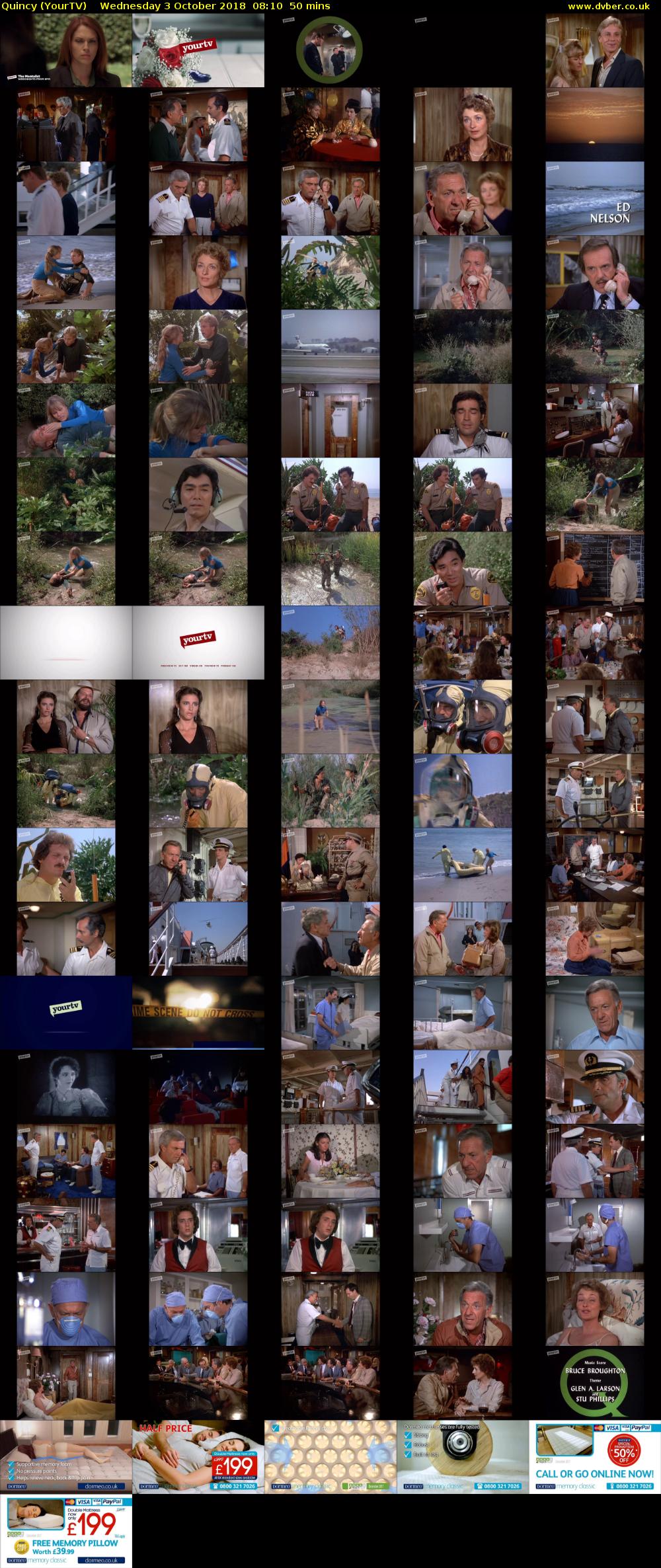 Quincy (YourTV) Wednesday 3 October 2018 08:10 - 09:00