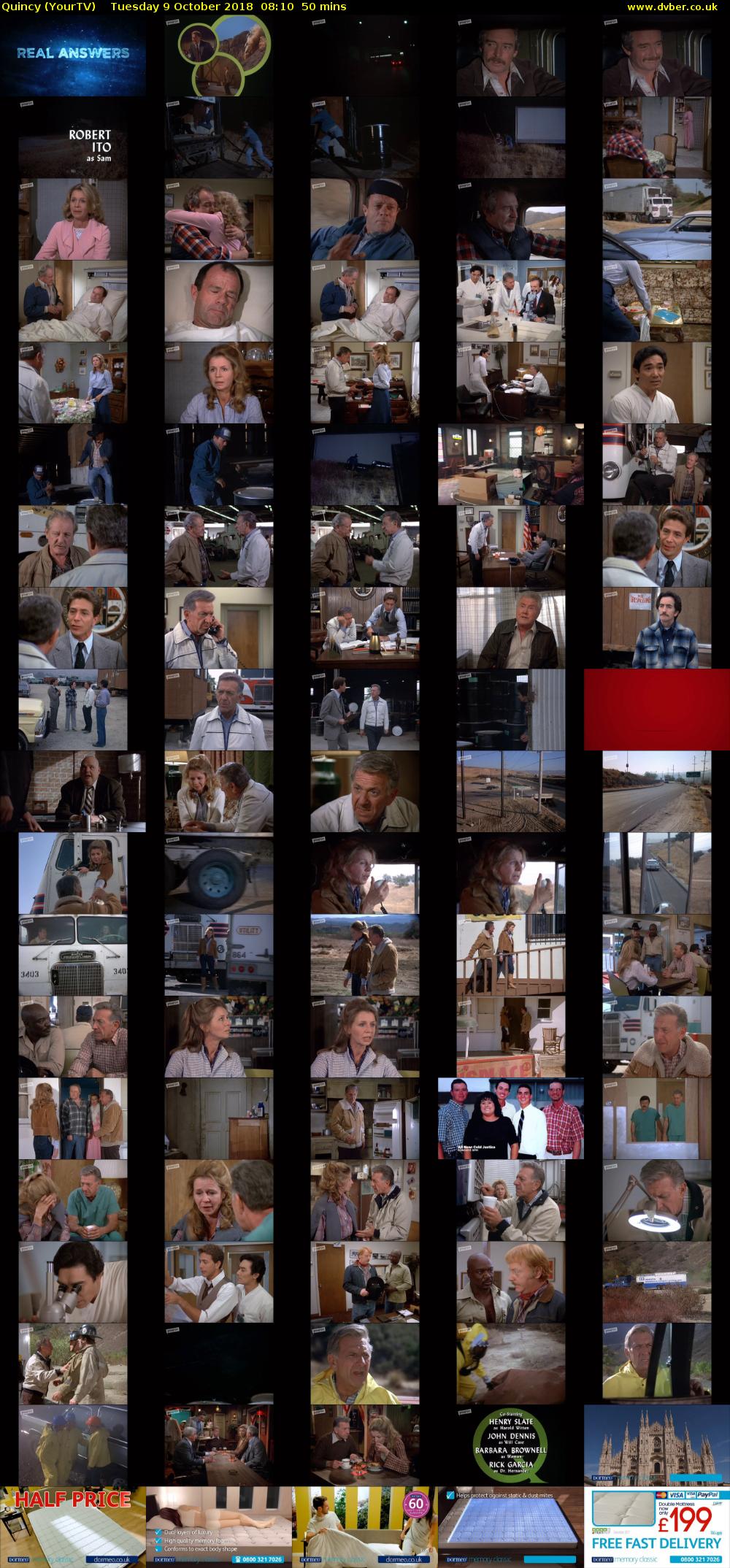 Quincy (YourTV) Tuesday 9 October 2018 08:10 - 09:00