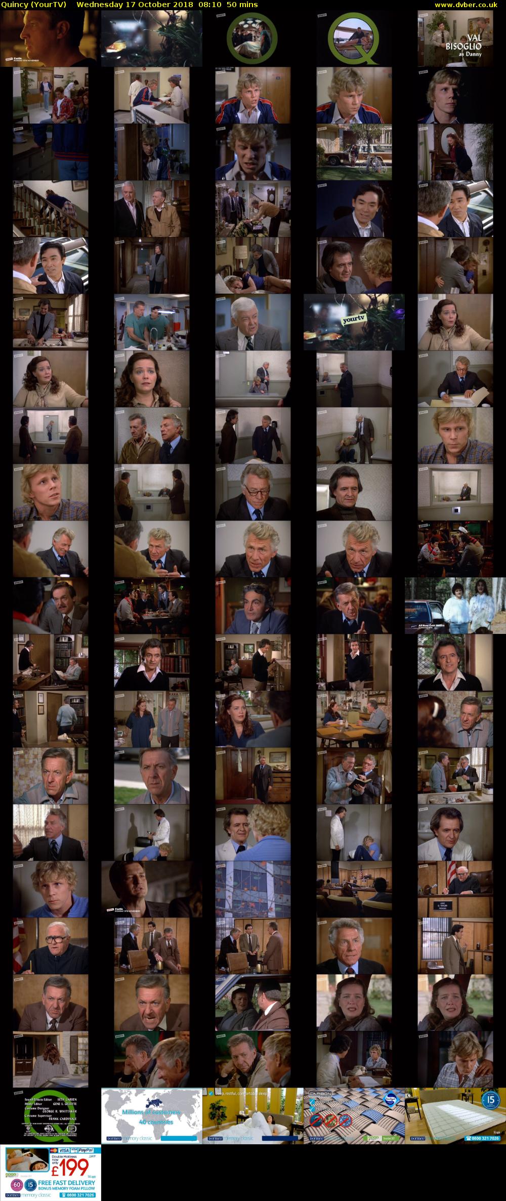 Quincy (YourTV) Wednesday 17 October 2018 08:10 - 09:00