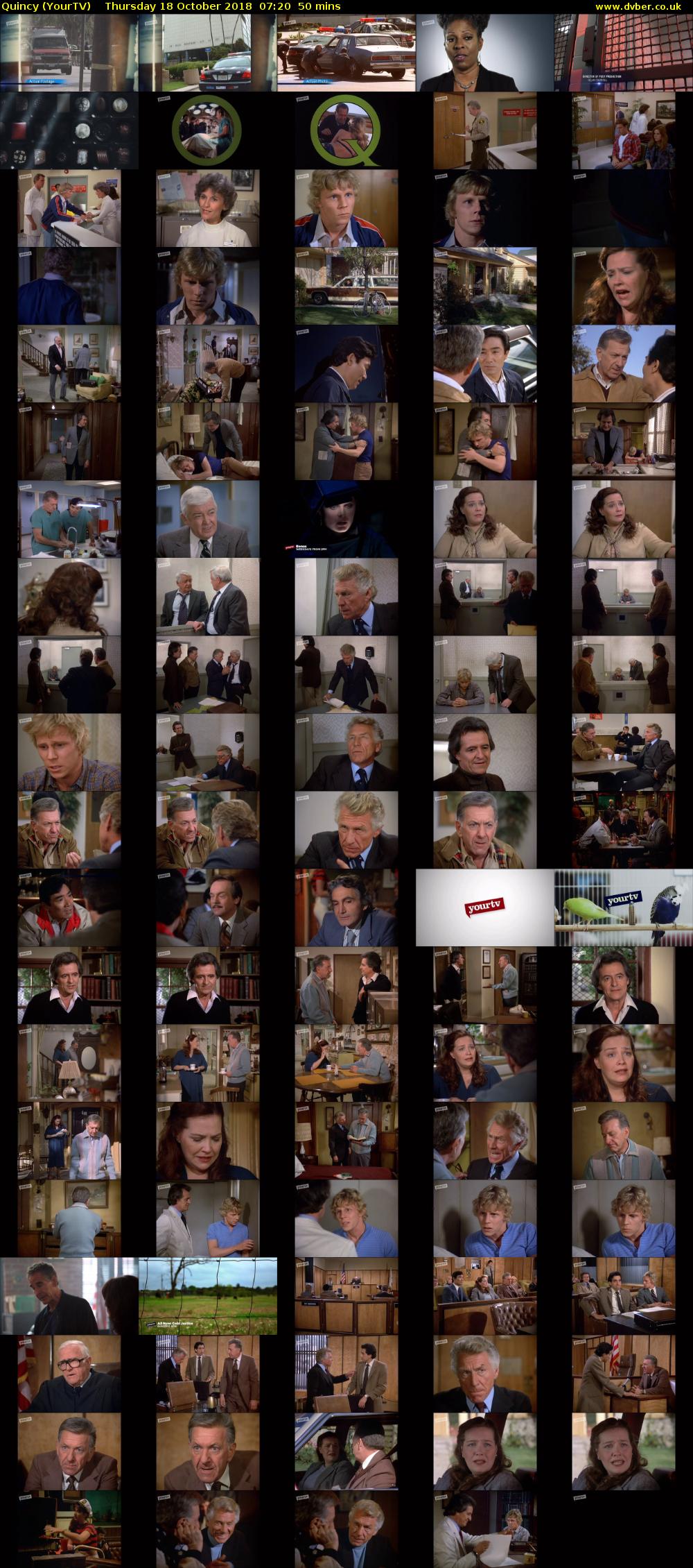 Quincy (YourTV) Thursday 18 October 2018 07:20 - 08:10