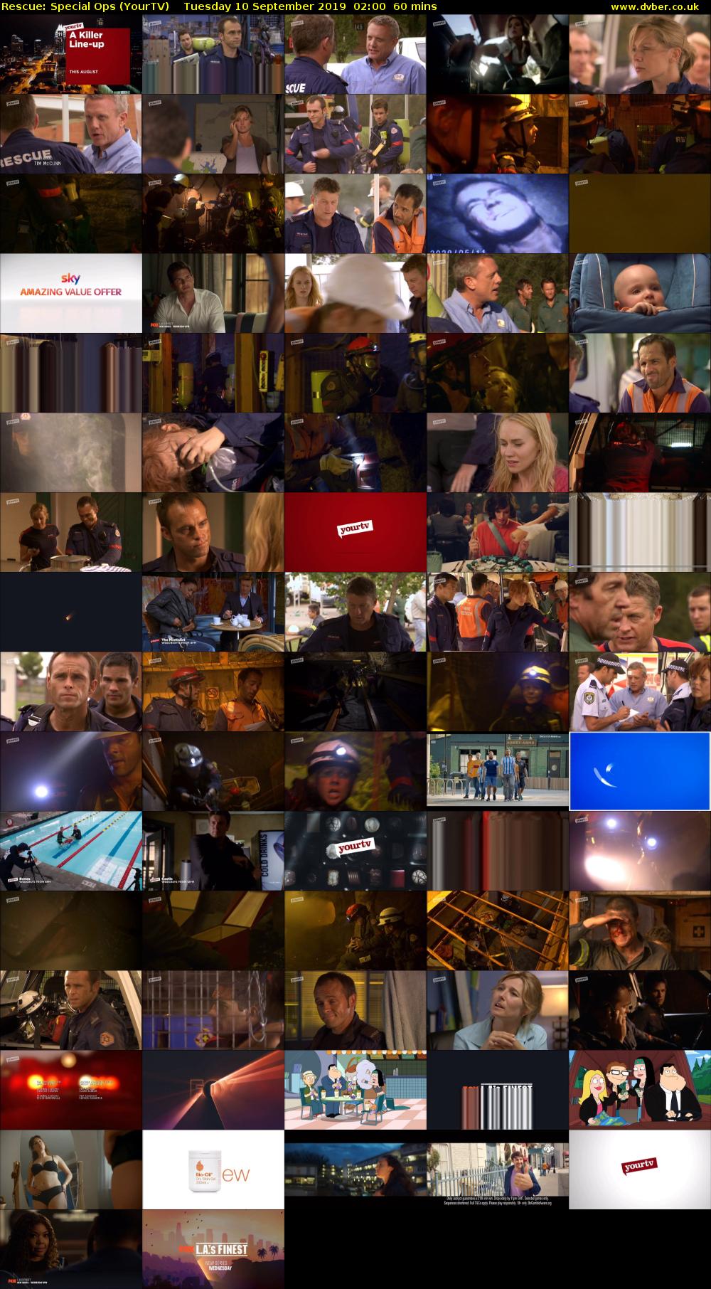 Rescue: Special Ops (YourTV) Tuesday 10 September 2019 02:00 - 03:00