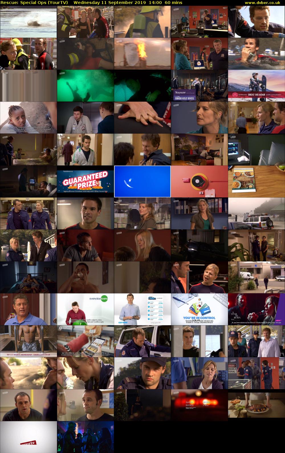 Rescue: Special Ops (YourTV) Wednesday 11 September 2019 14:00 - 15:00