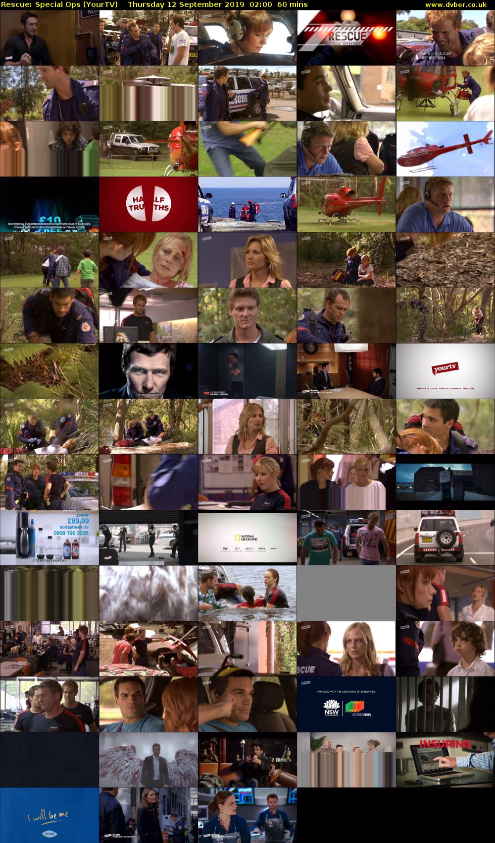 Rescue: Special Ops (YourTV) Thursday 12 September 2019 02:00 - 03:00