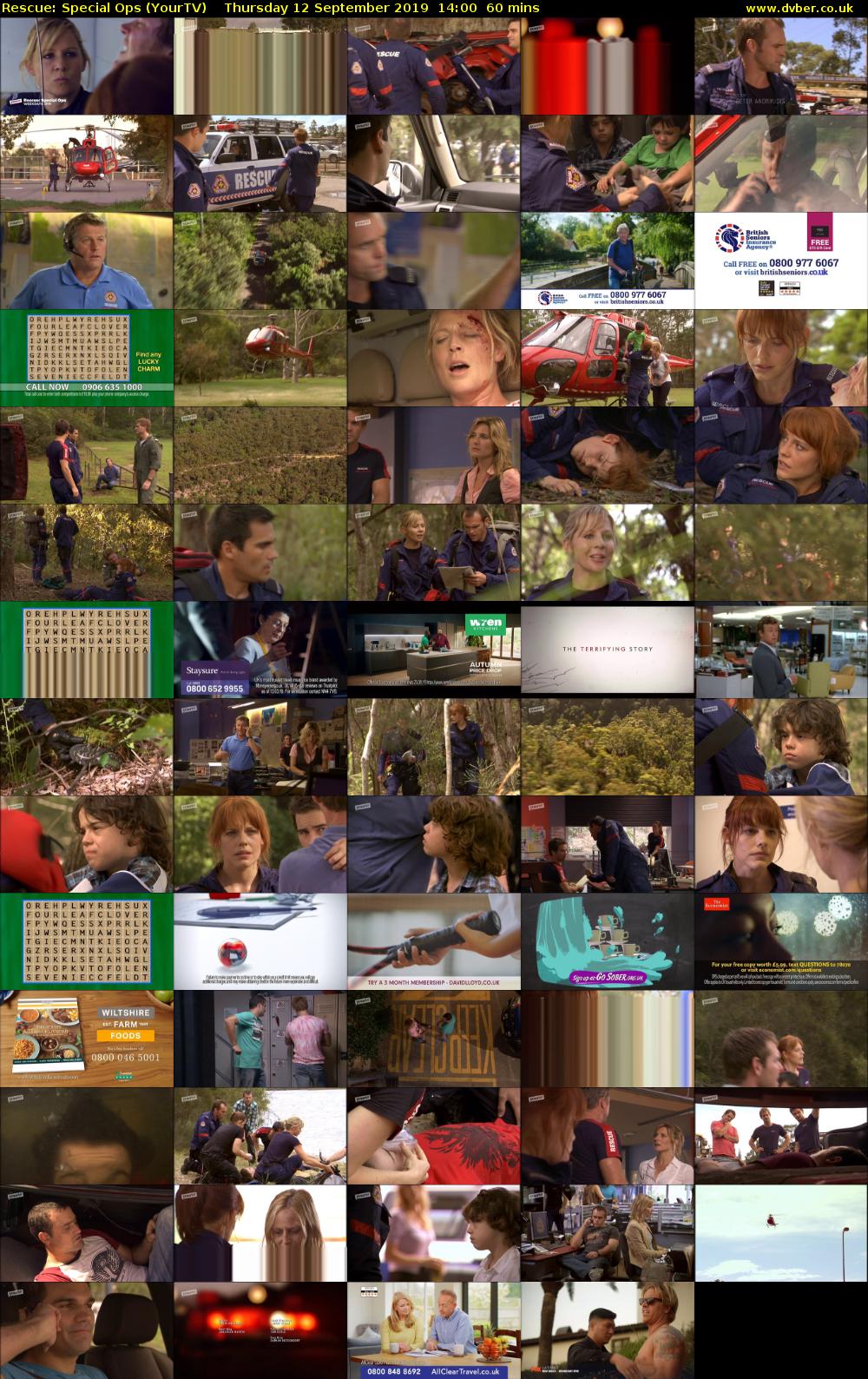 Rescue: Special Ops (YourTV) Thursday 12 September 2019 14:00 - 15:00