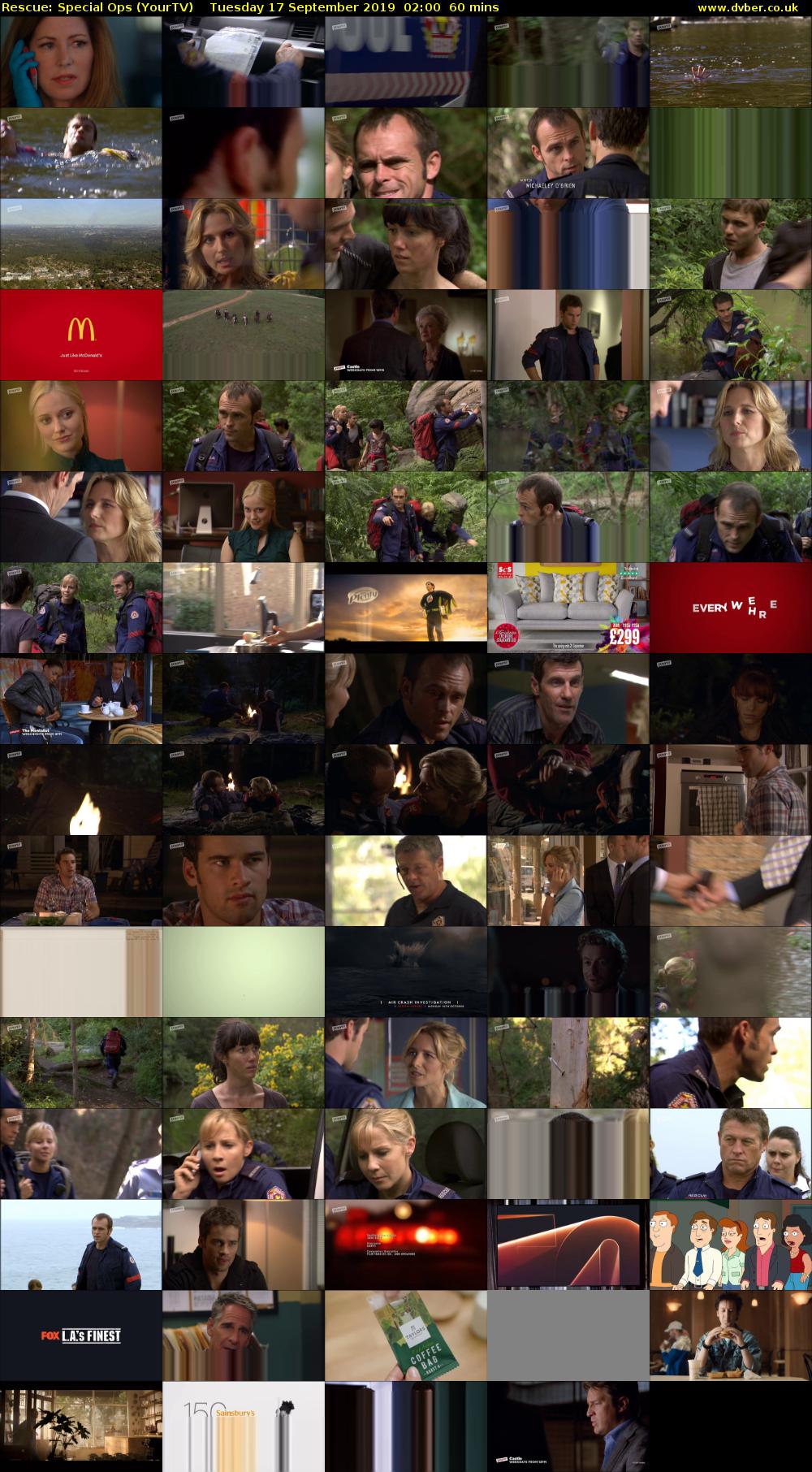 Rescue: Special Ops (YourTV) Tuesday 17 September 2019 02:00 - 03:00