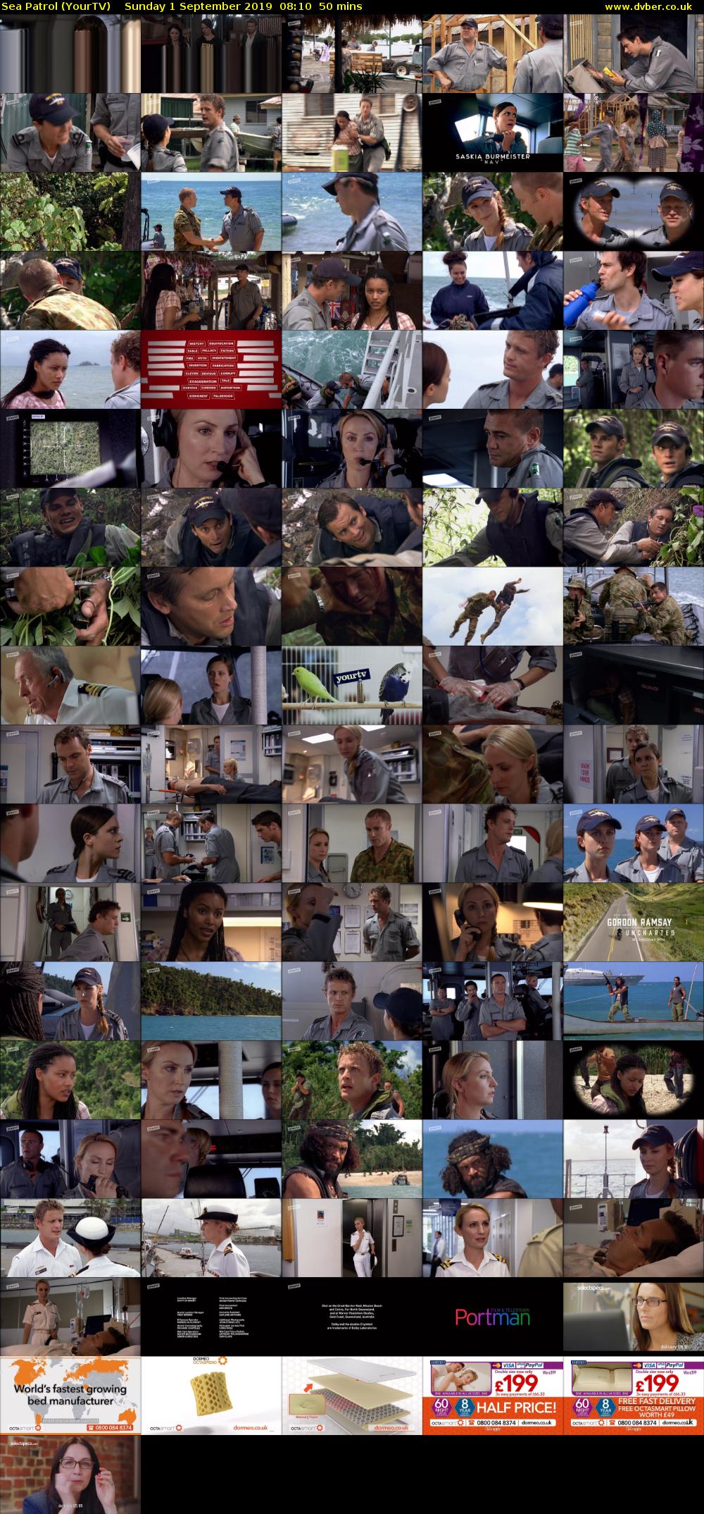 Sea Patrol (YourTV) Sunday 1 September 2019 08:10 - 09:00