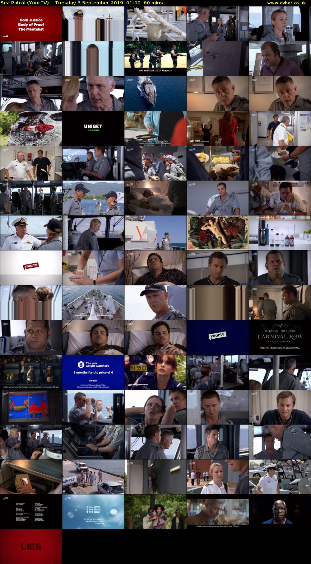 Sea Patrol (YourTV) Tuesday 3 September 2019 01:00 - 02:00