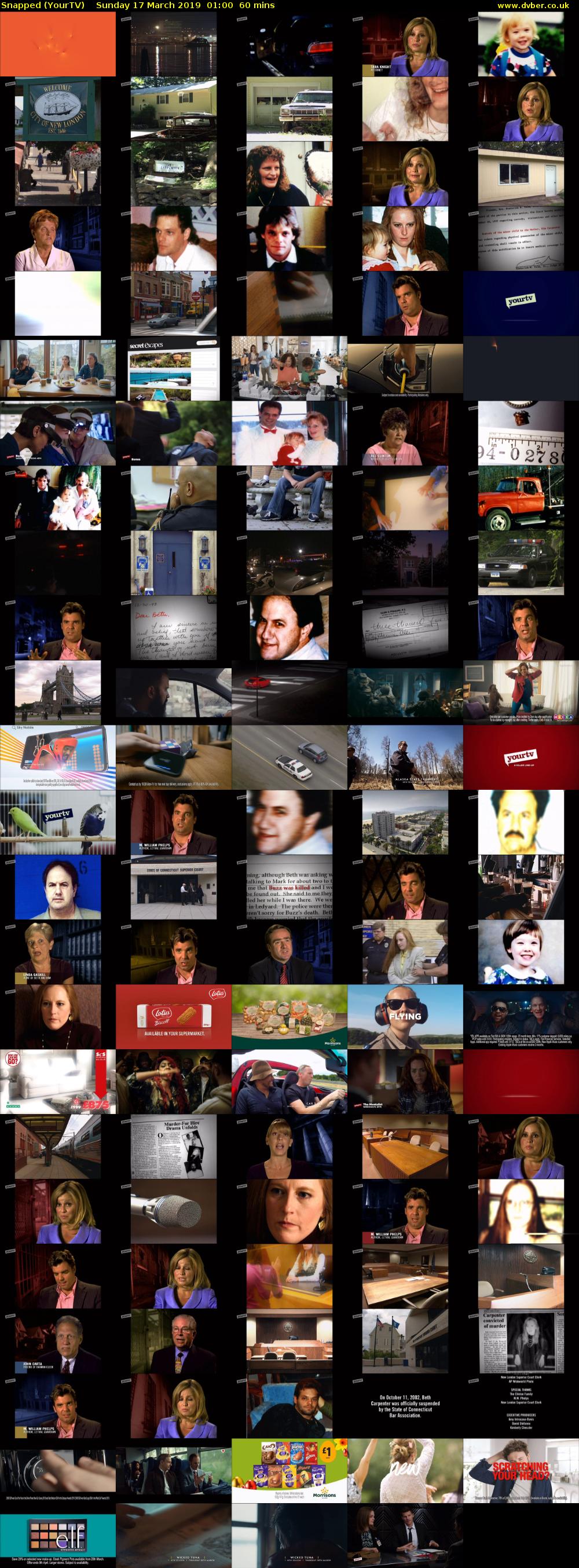 Snapped (YourTV) Sunday 17 March 2019 01:00 - 02:00