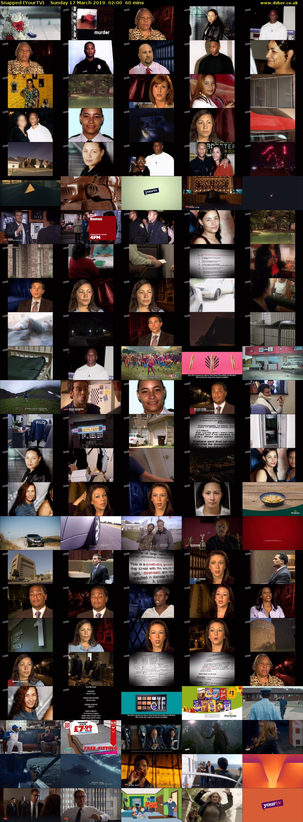 Snapped (YourTV) Sunday 17 March 2019 02:00 - 03:00