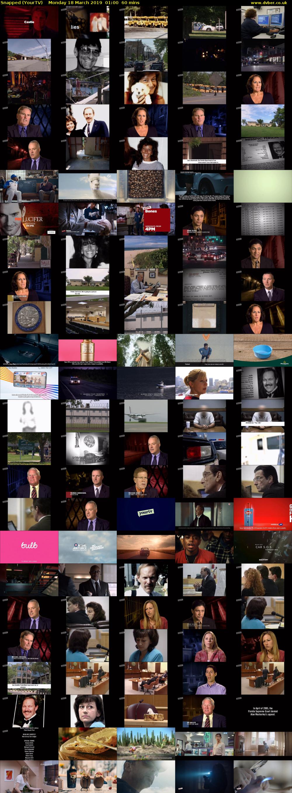 Snapped (YourTV) Monday 18 March 2019 01:00 - 02:00