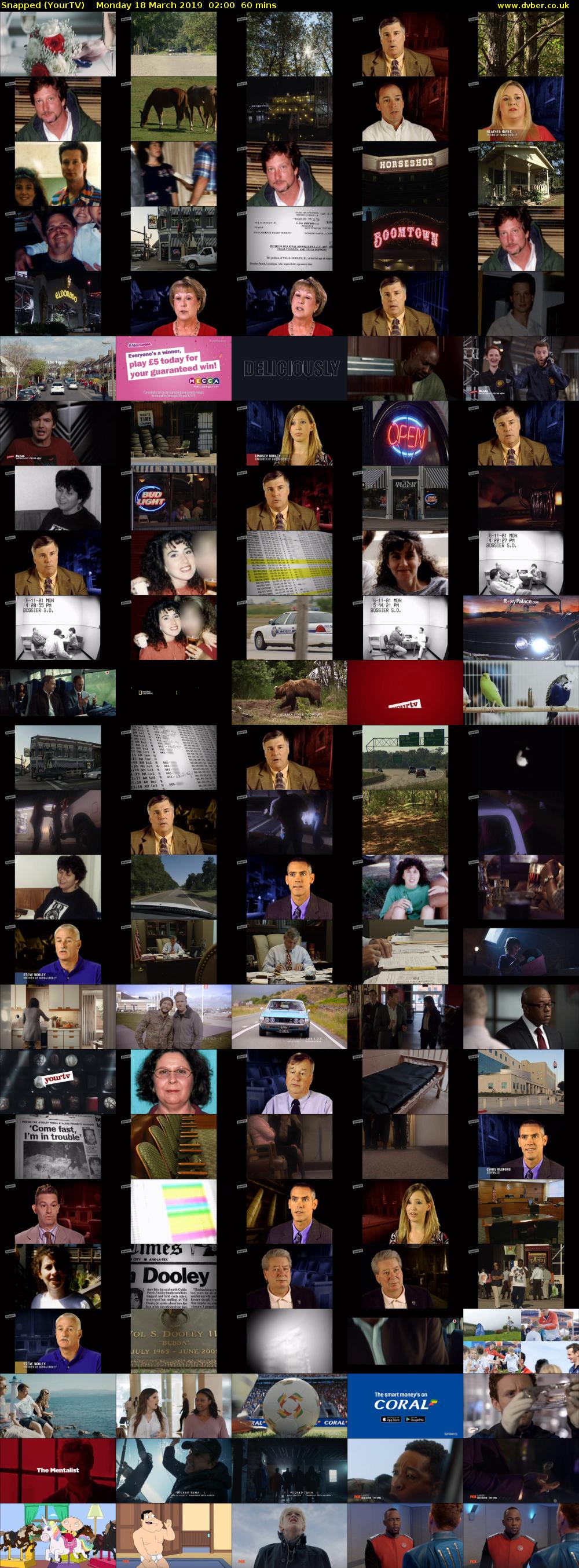 Snapped (YourTV) Monday 18 March 2019 02:00 - 03:00