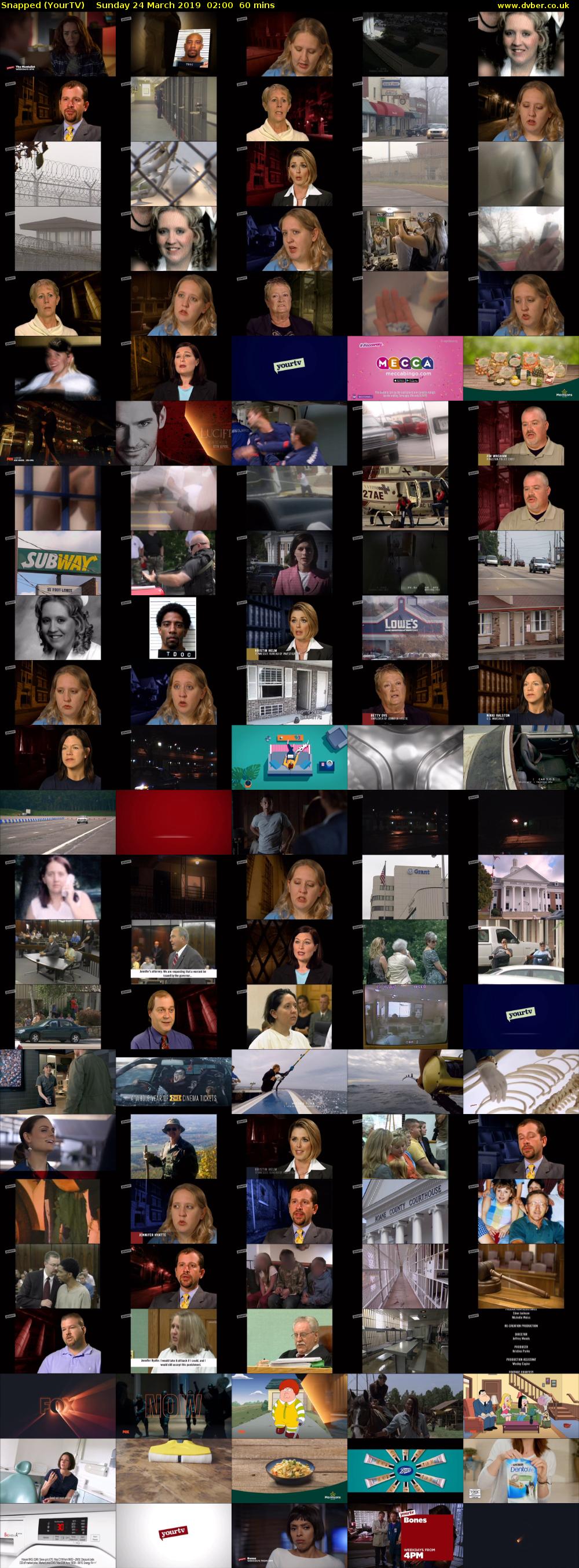 Snapped (YourTV) Sunday 24 March 2019 02:00 - 03:00