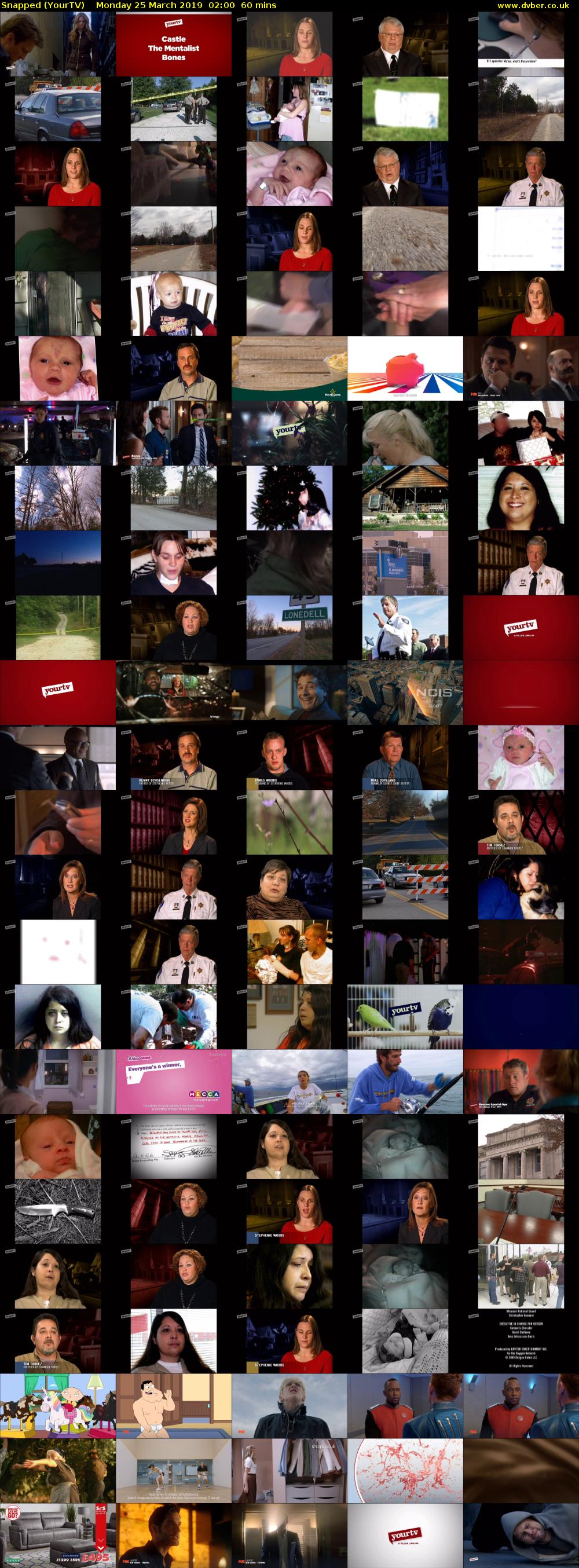 Snapped (YourTV) Monday 25 March 2019 02:00 - 03:00