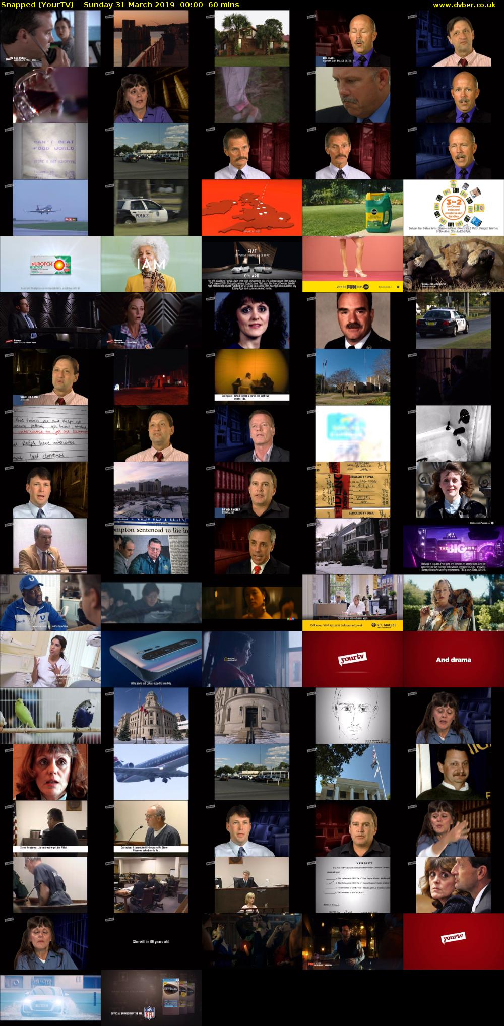 Snapped (YourTV) Sunday 31 March 2019 00:00 - 02:00