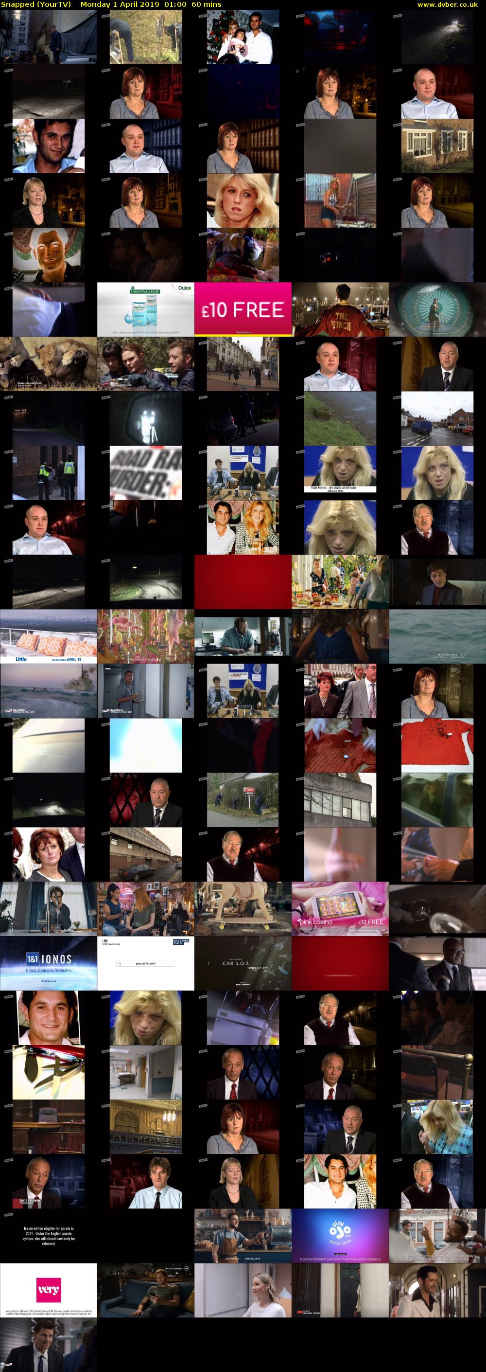 Snapped (YourTV) Monday 1 April 2019 01:00 - 02:00